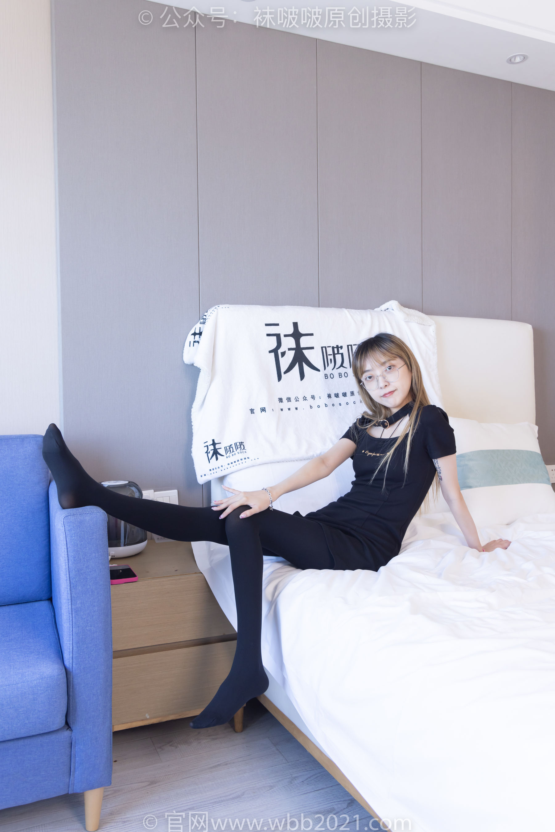 BoBoSocks袜啵啵 No.270 稚予 -高跟鞋、皮鞋、厚黑丝、黑色大腿棉袜