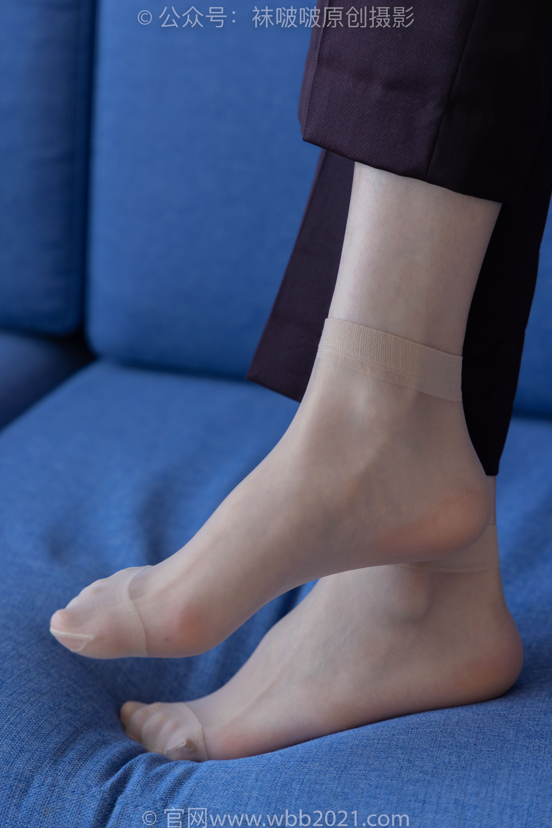 BoBoSocks袜啵啵 No.271 芝士 -平底鞋、短肉丝、银行制服