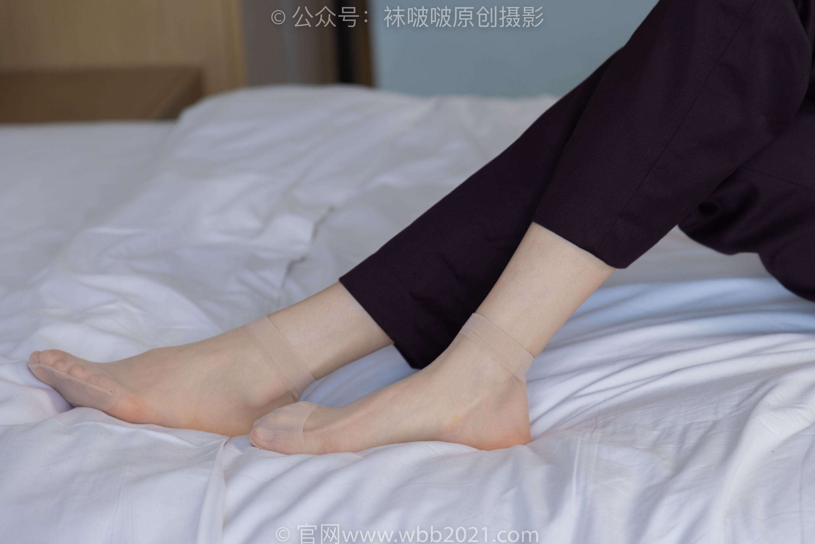 BoBoSocks袜啵啵 No.271 芝士 -平底鞋、短肉丝、银行制服