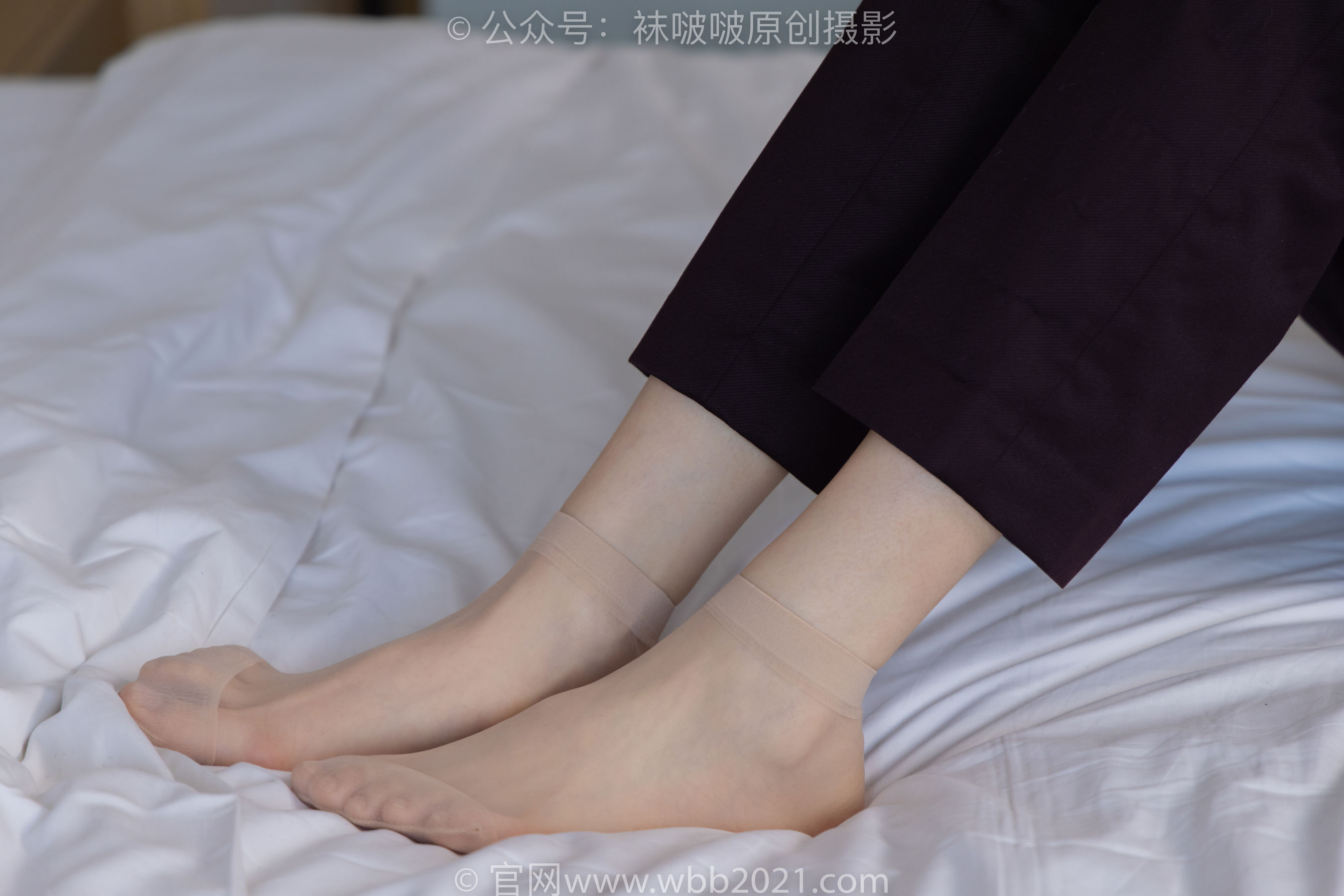 BoBoSocks袜啵啵 No.271 芝士 -平底鞋、短肉丝、银行制服