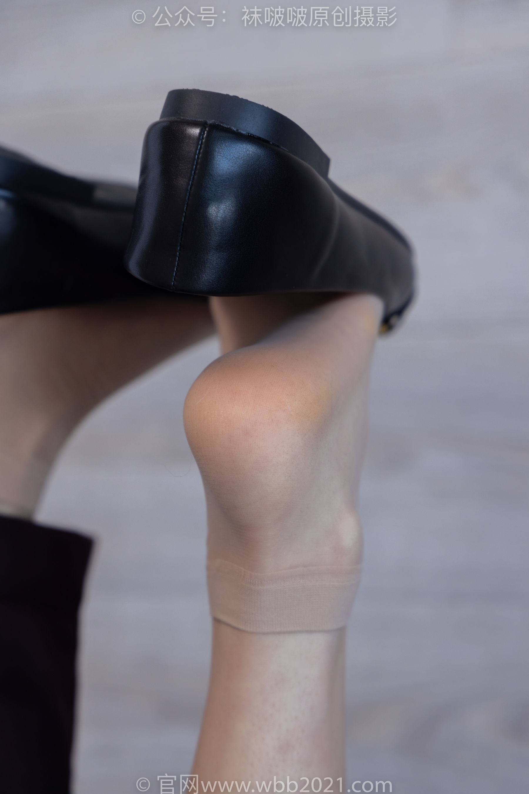 BoBoSocks袜啵啵 No.271 芝士 -平底鞋、短肉丝、银行制服