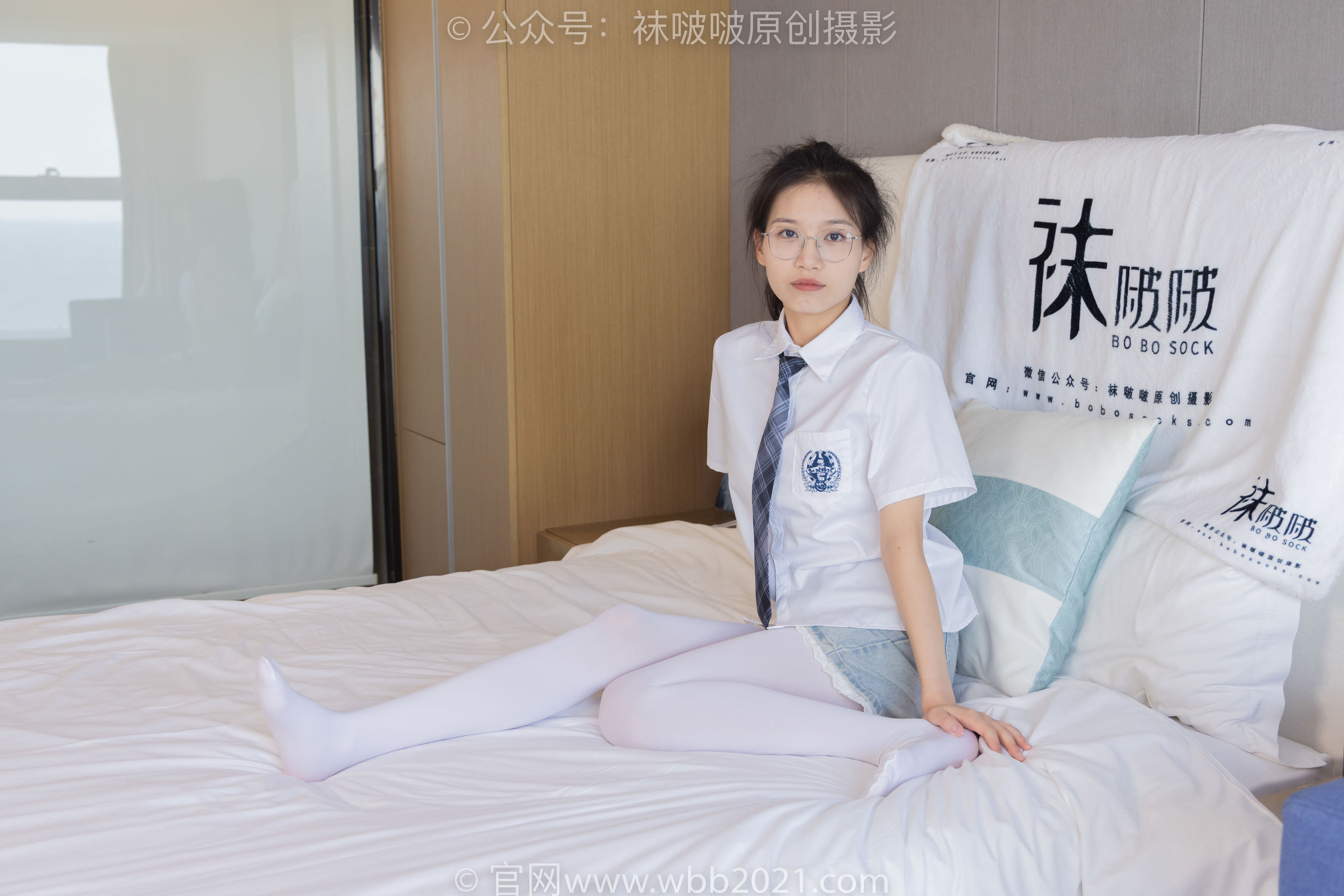 BoBoSocks袜啵啵 No.276 芝士 -皮鞋、厚白丝、裸足