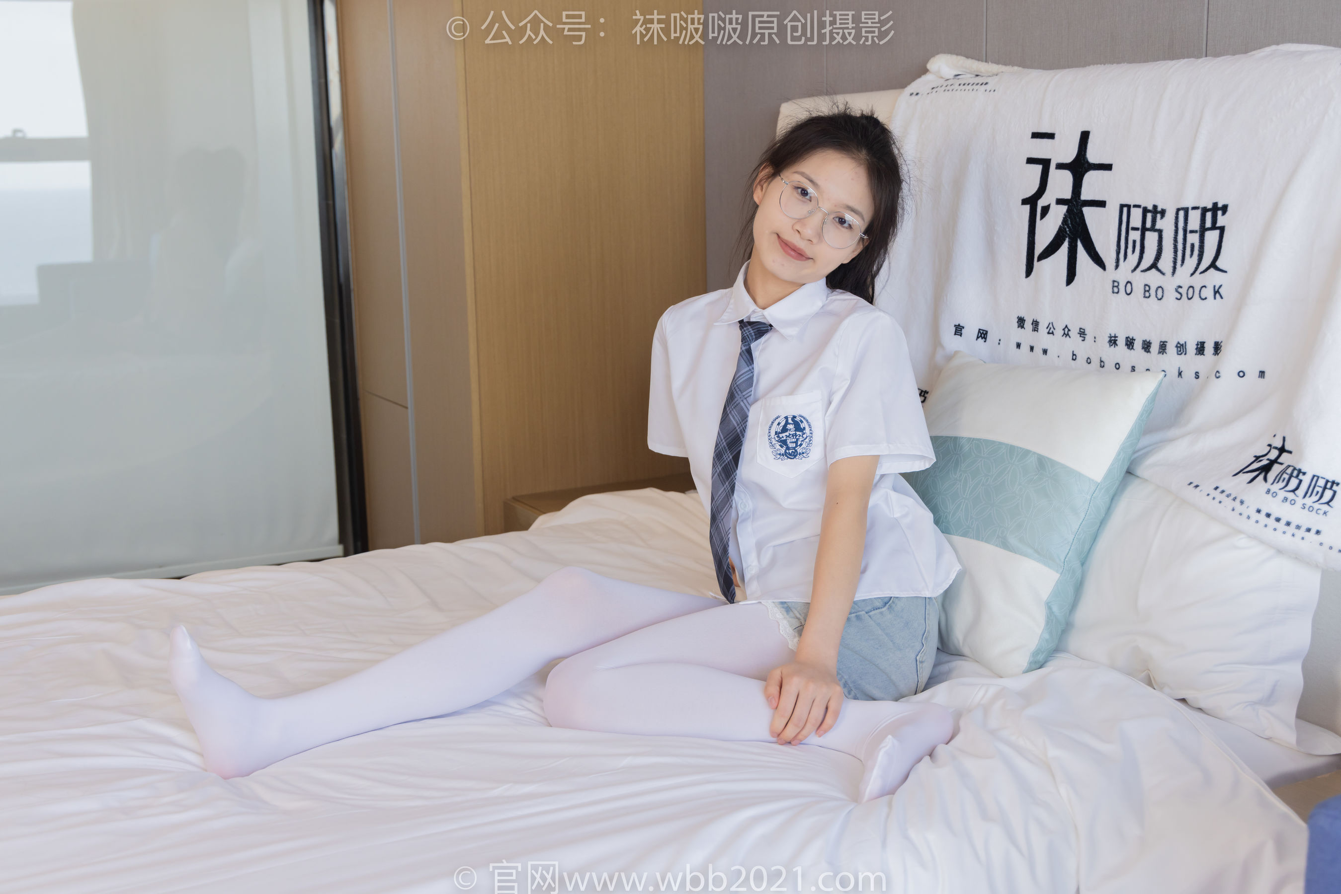 BoBoSocks袜啵啵 No.276 芝士 -皮鞋、厚白丝、裸足