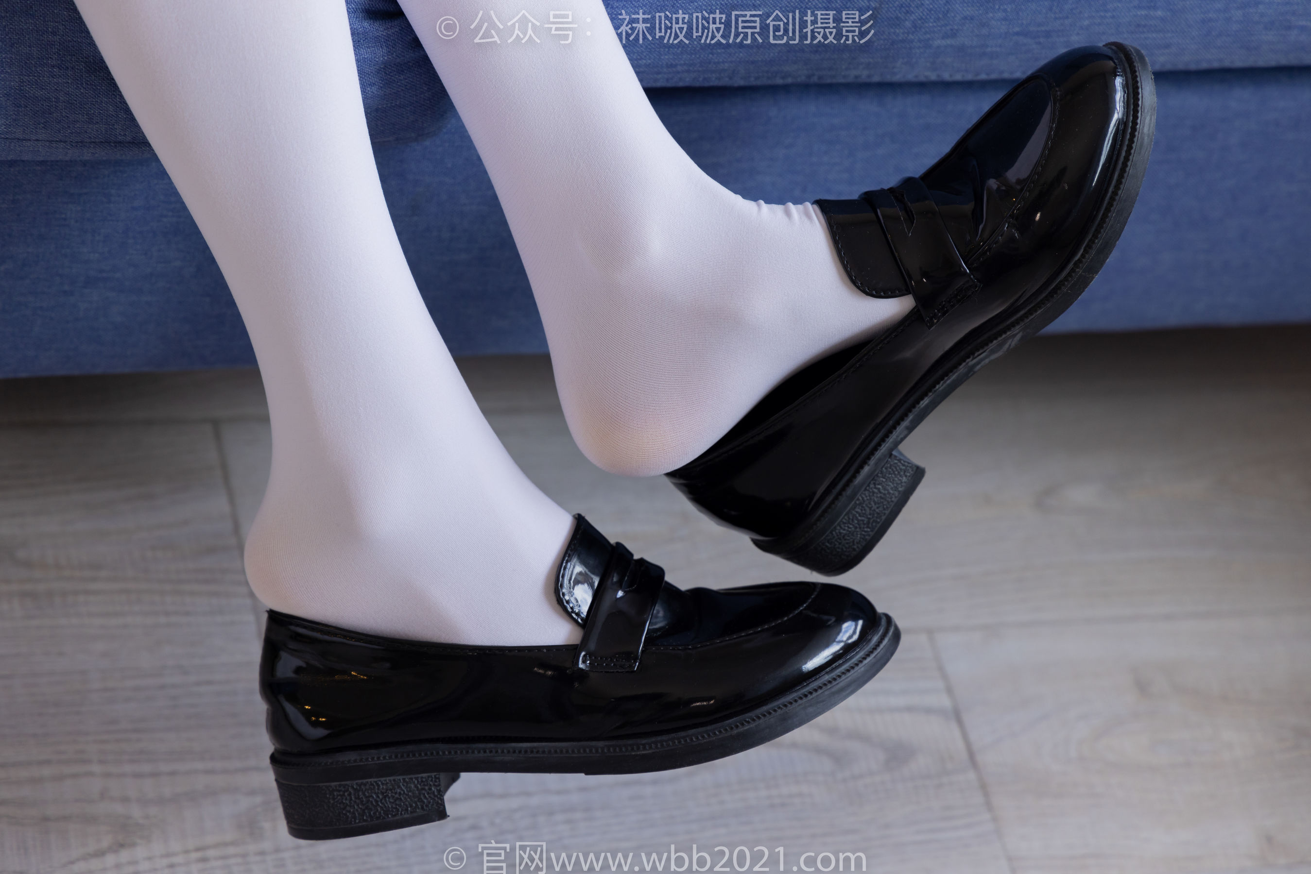 BoBoSocks袜啵啵 No.276 芝士 -皮鞋、厚白丝、裸足