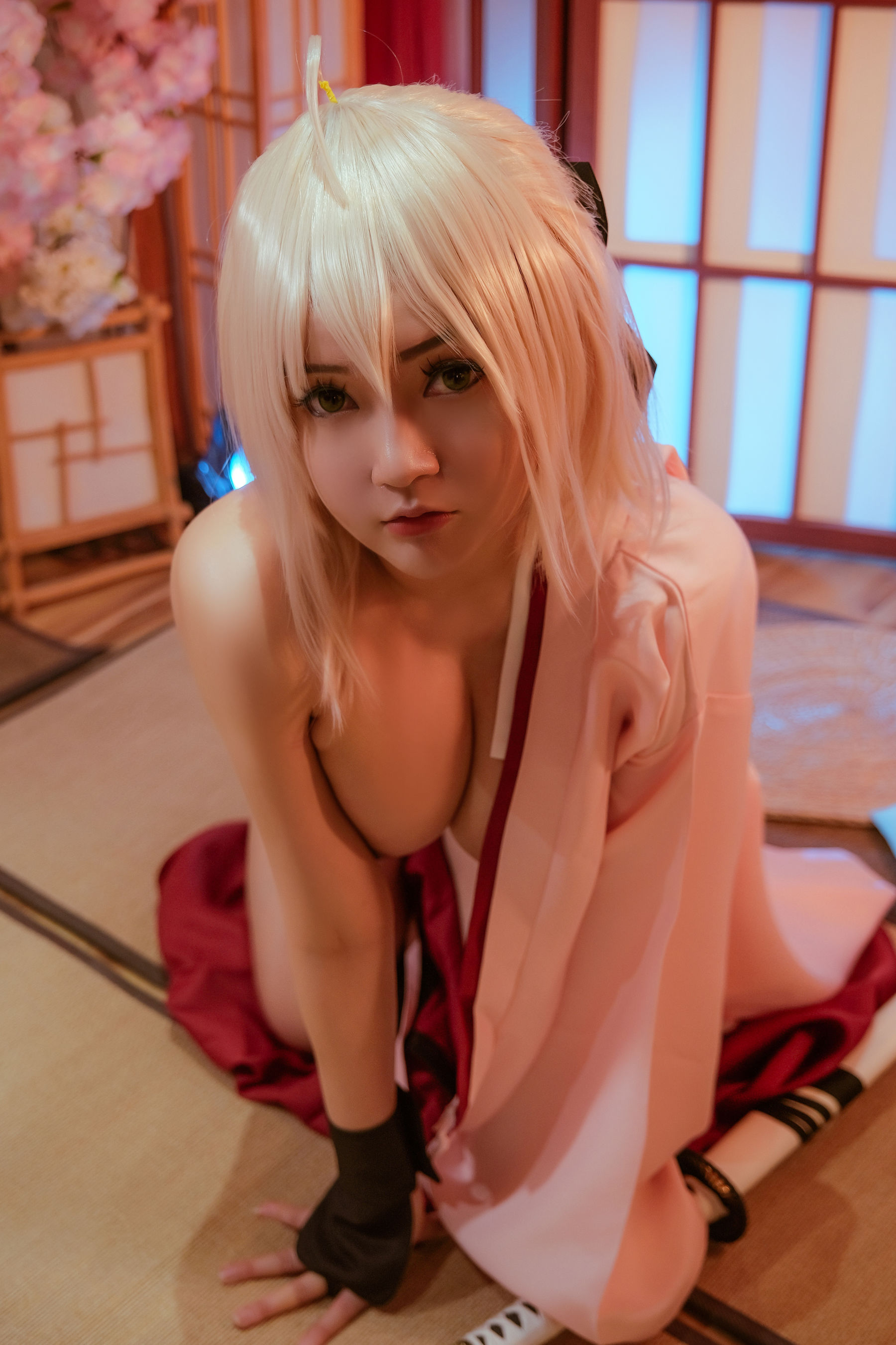 Coser小姐姐Potato Godzilla - Okita Souji Sakura Saber