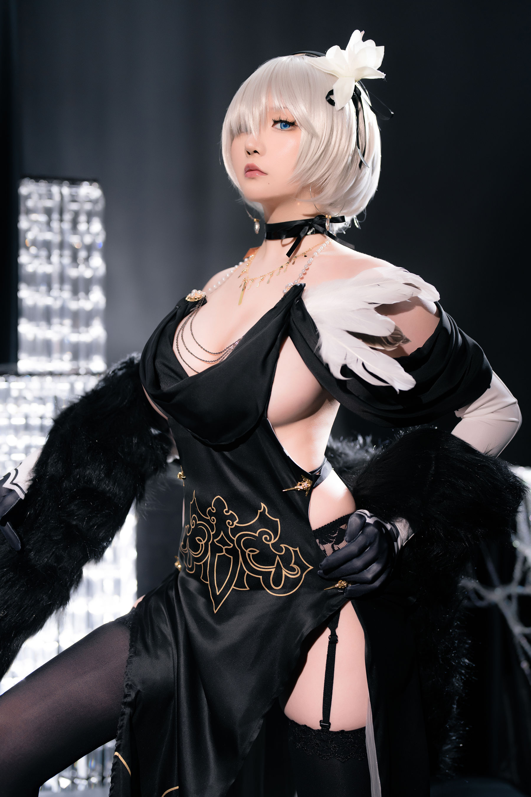 Coser小姐姐星之迟迟 - 尼尔-2B同人礼服
