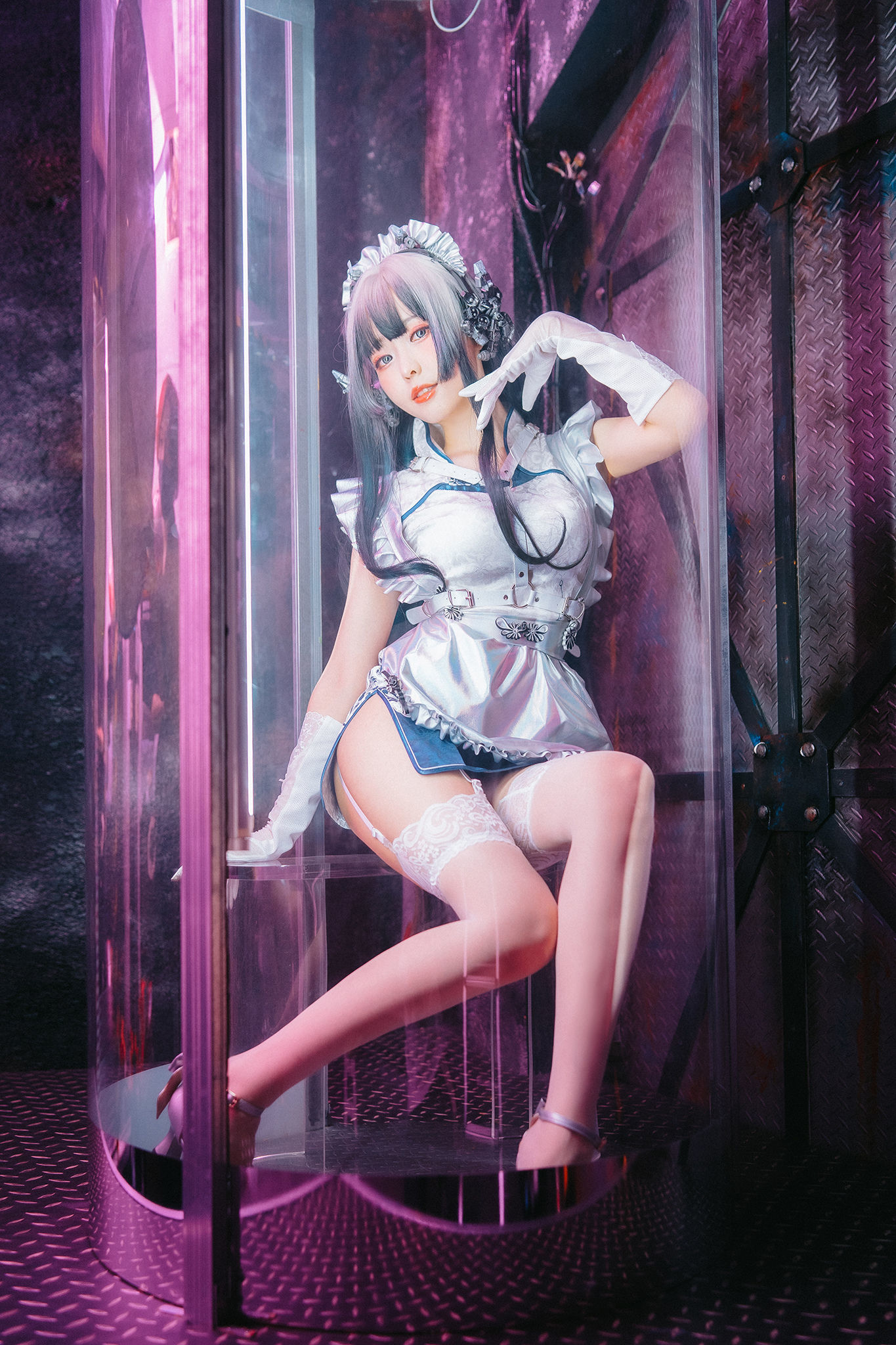Ely_eee(ElyEE子) - 賽博女僕 青輝石