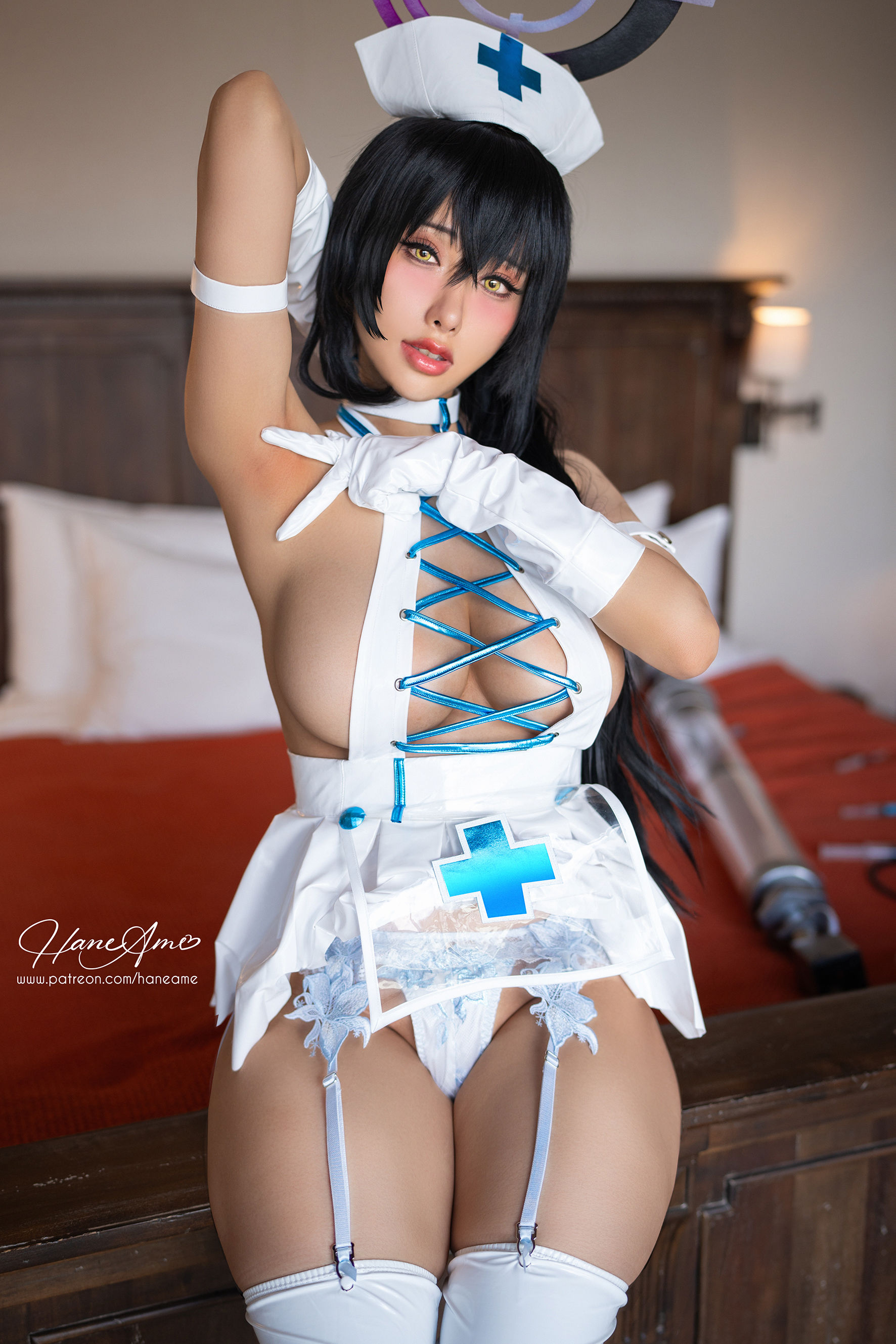 Hane Ame 雨波写真 - 碧藍檔案 角盾華凜 Nurse