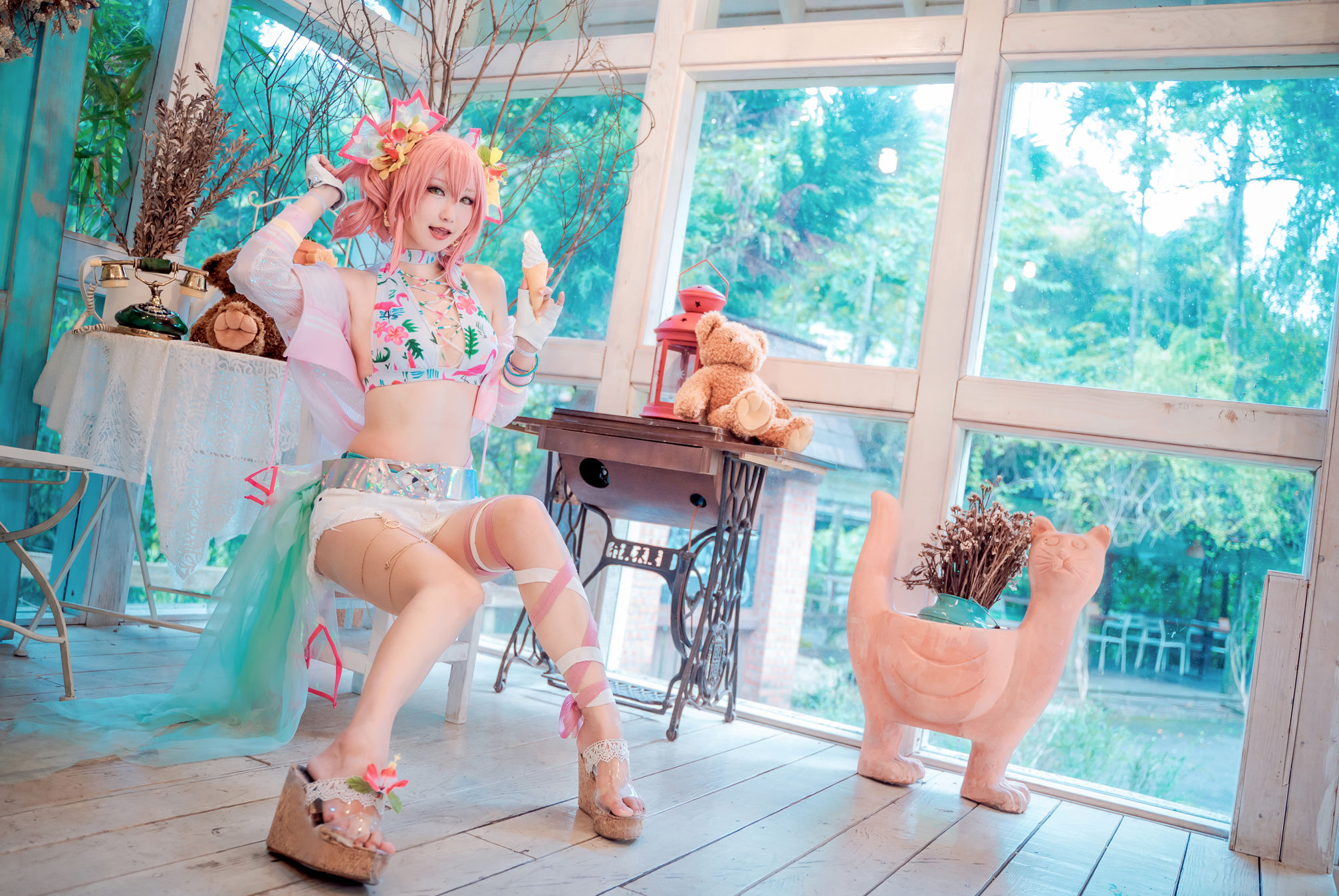 [Cosplay] HIKO - THE iDOLM@STER Mika Jougasaki アイドルマスター 城ヶ崎美嘉