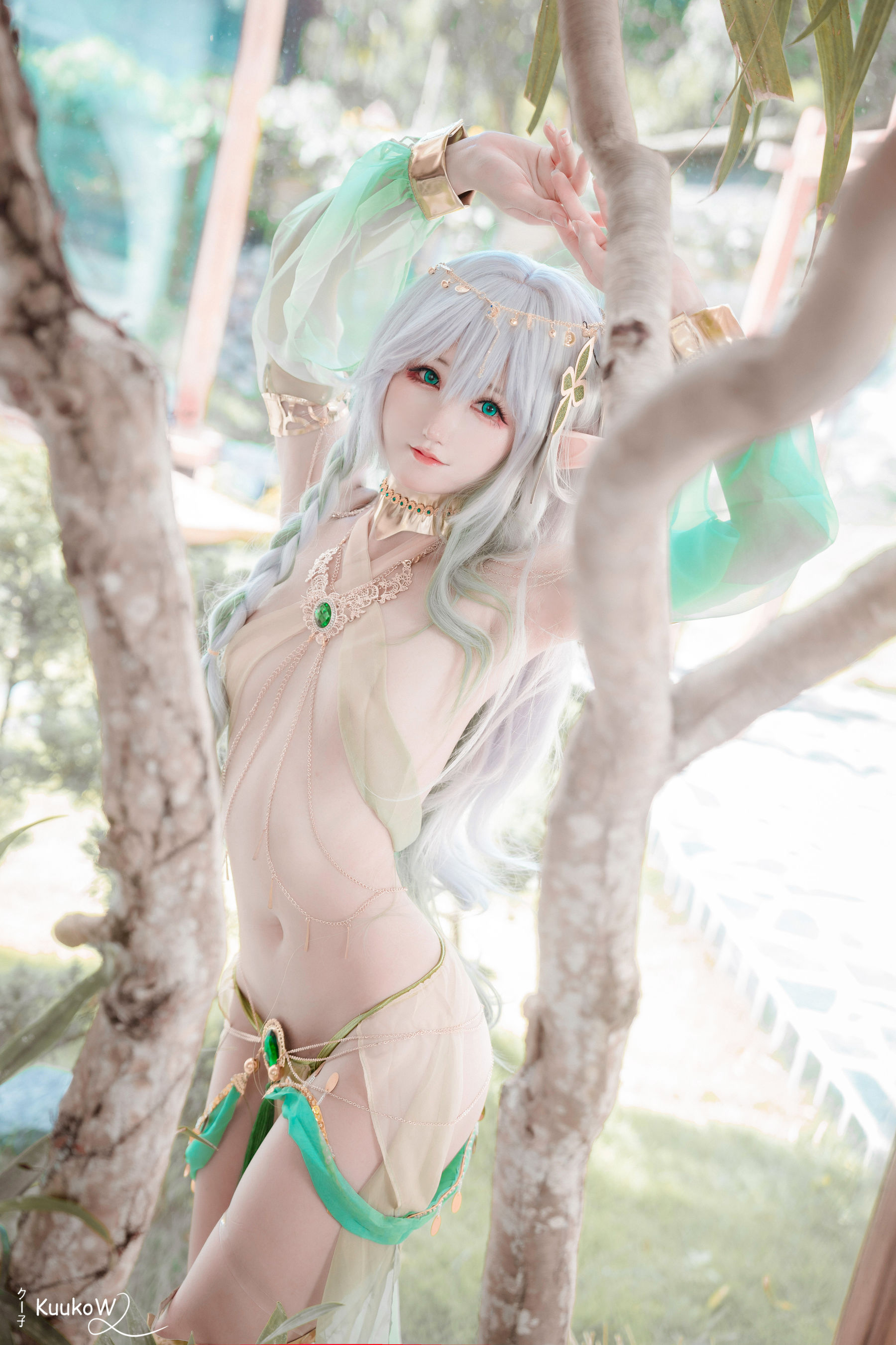 [Cosplay] [KuukoW] Kuuko クー子 - Genshin Impact-Rukkhadevata