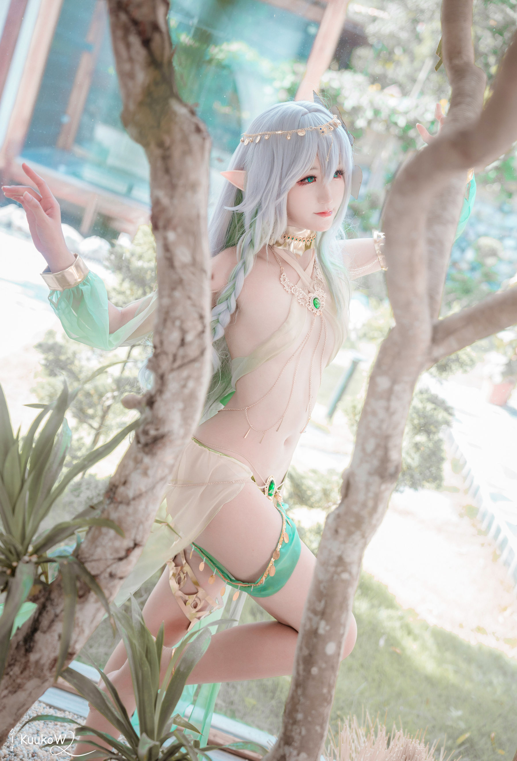 [Cosplay] [KuukoW] Kuuko クー子 - Genshin Impact-Rukkhadevata