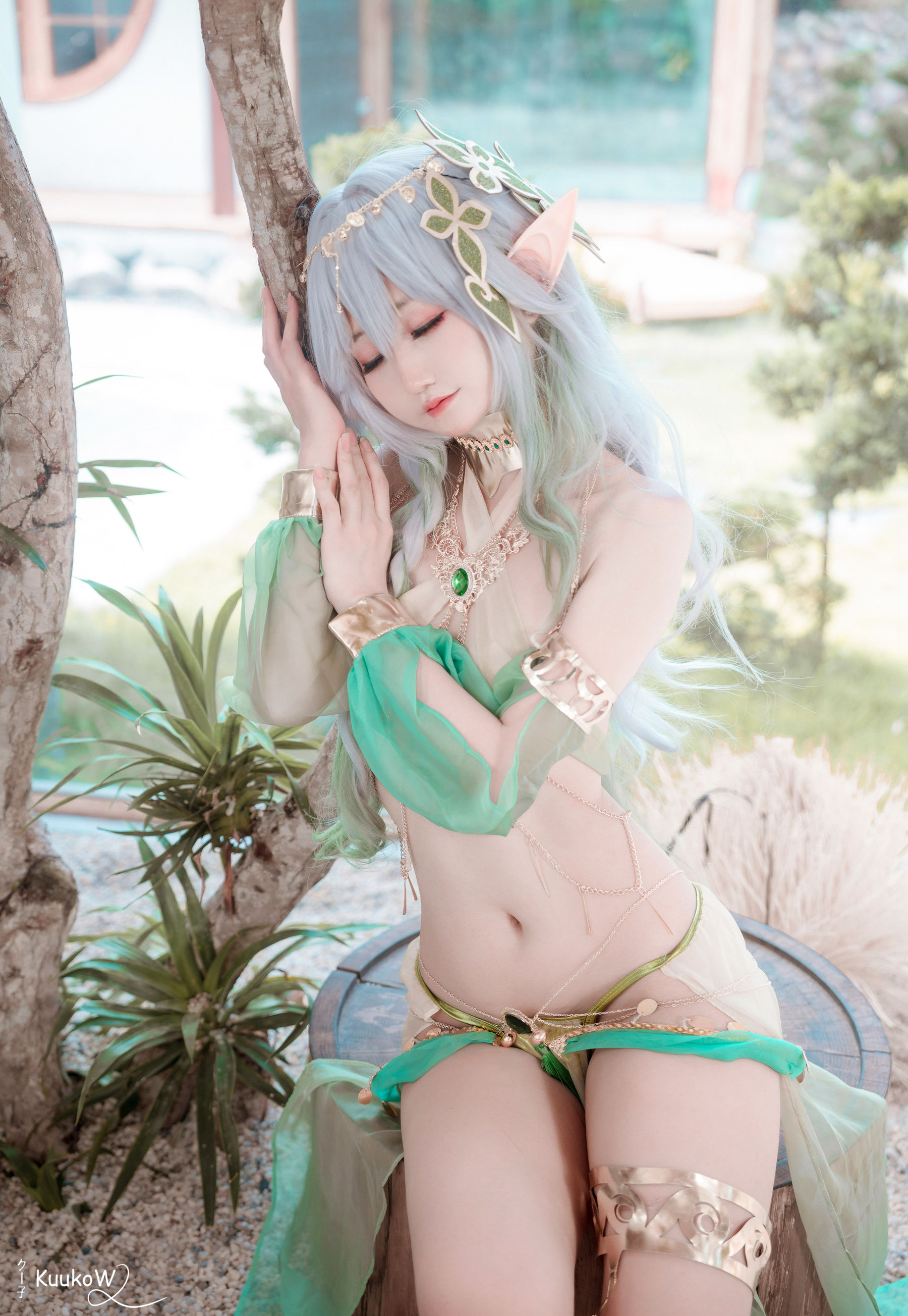 [Cosplay] [KuukoW] Kuuko クー子 - Genshin Impact-Rukkhadevata