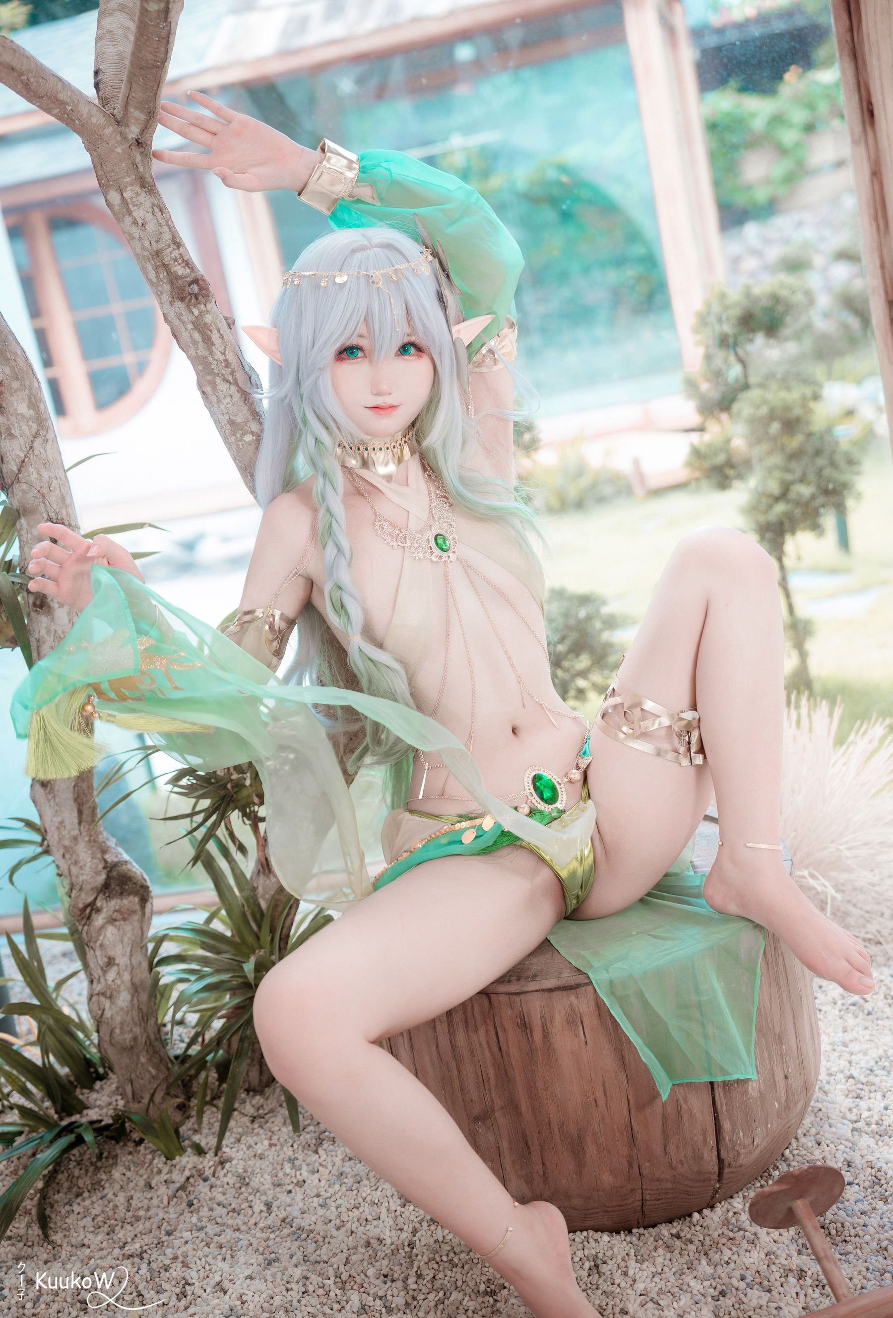 [Cosplay] [KuukoW] Kuuko クー子 - Genshin Impact-Rukkhadevata