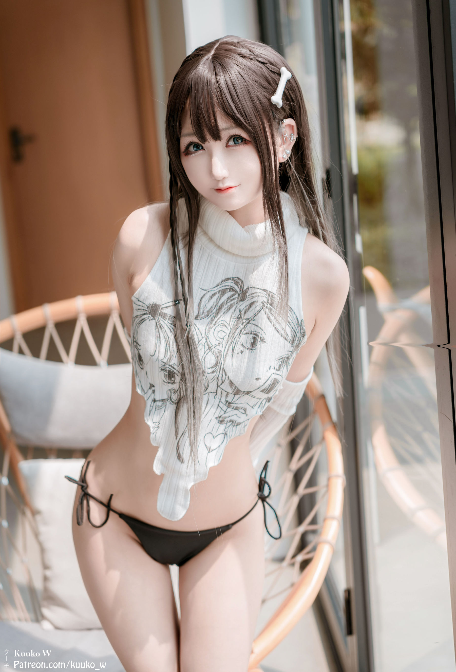 [Cosplay] [KuukoW] Kuuko クー子 - Innocent White(June 2023)