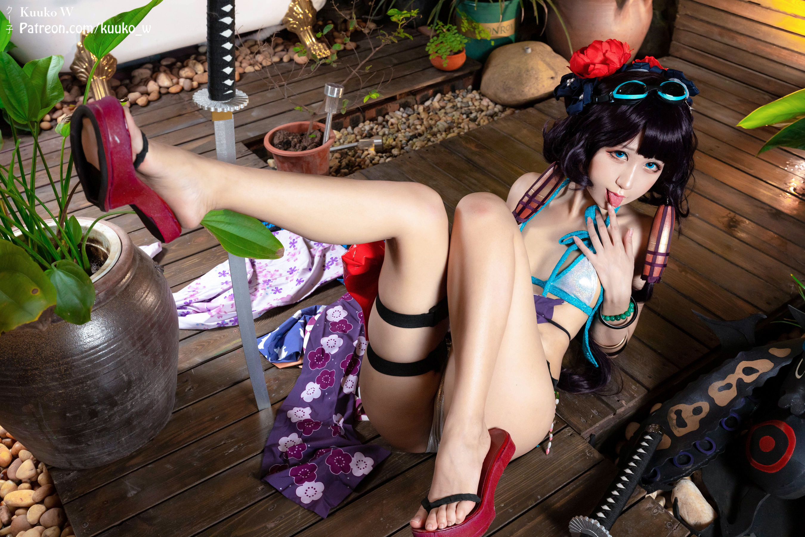 [Cosplay] [KuukoW] Kuuko クー子 - Katsushika Hokusai(Saber)