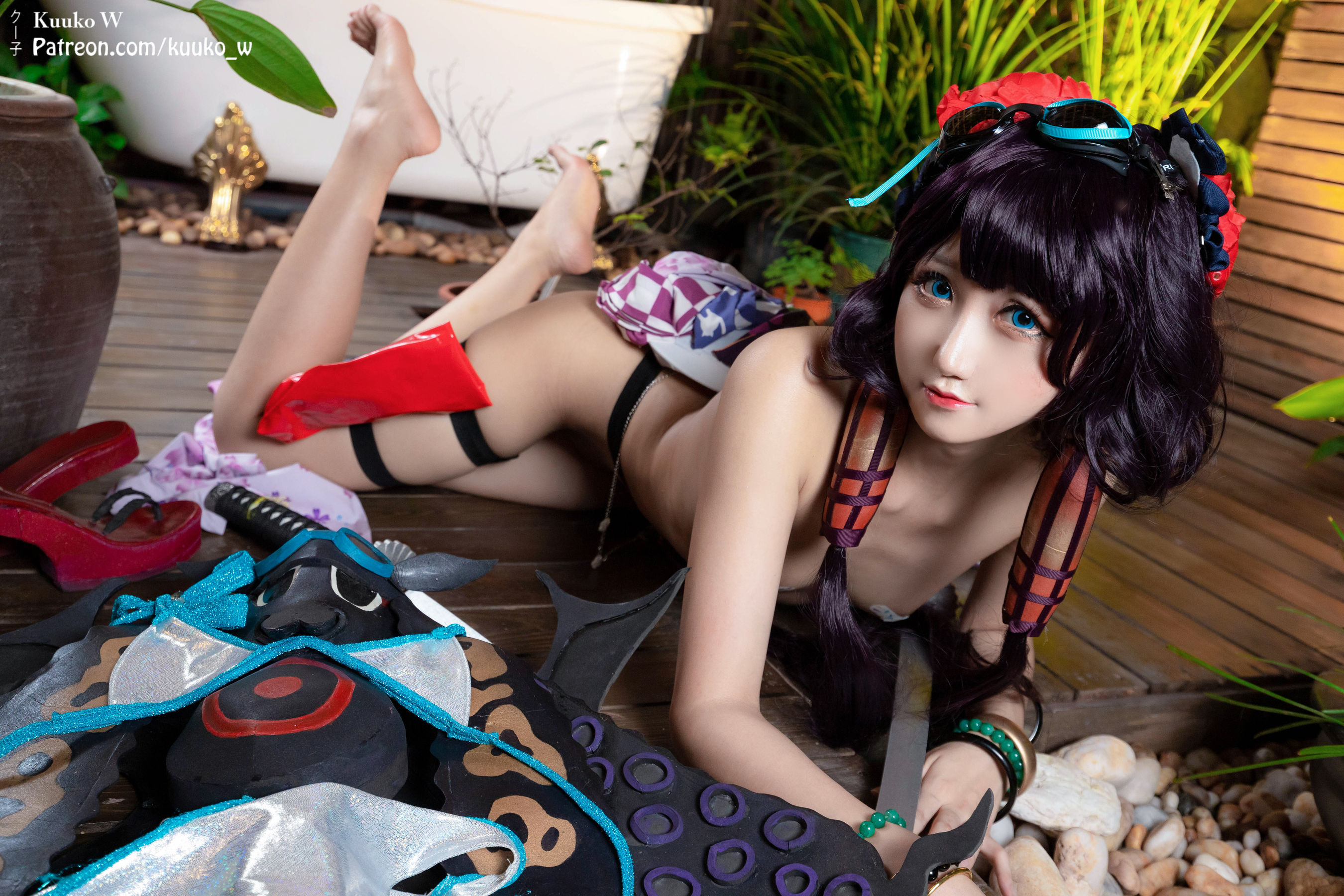 [Cosplay] [KuukoW] Kuuko クー子 - Katsushika Hokusai(Saber)