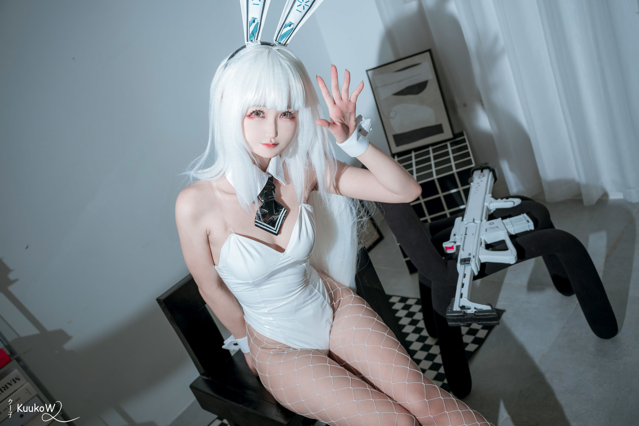 [Cosplay] [KuukoW] Kuuko クー子 - Nikke Goddess of Victory-Blanc