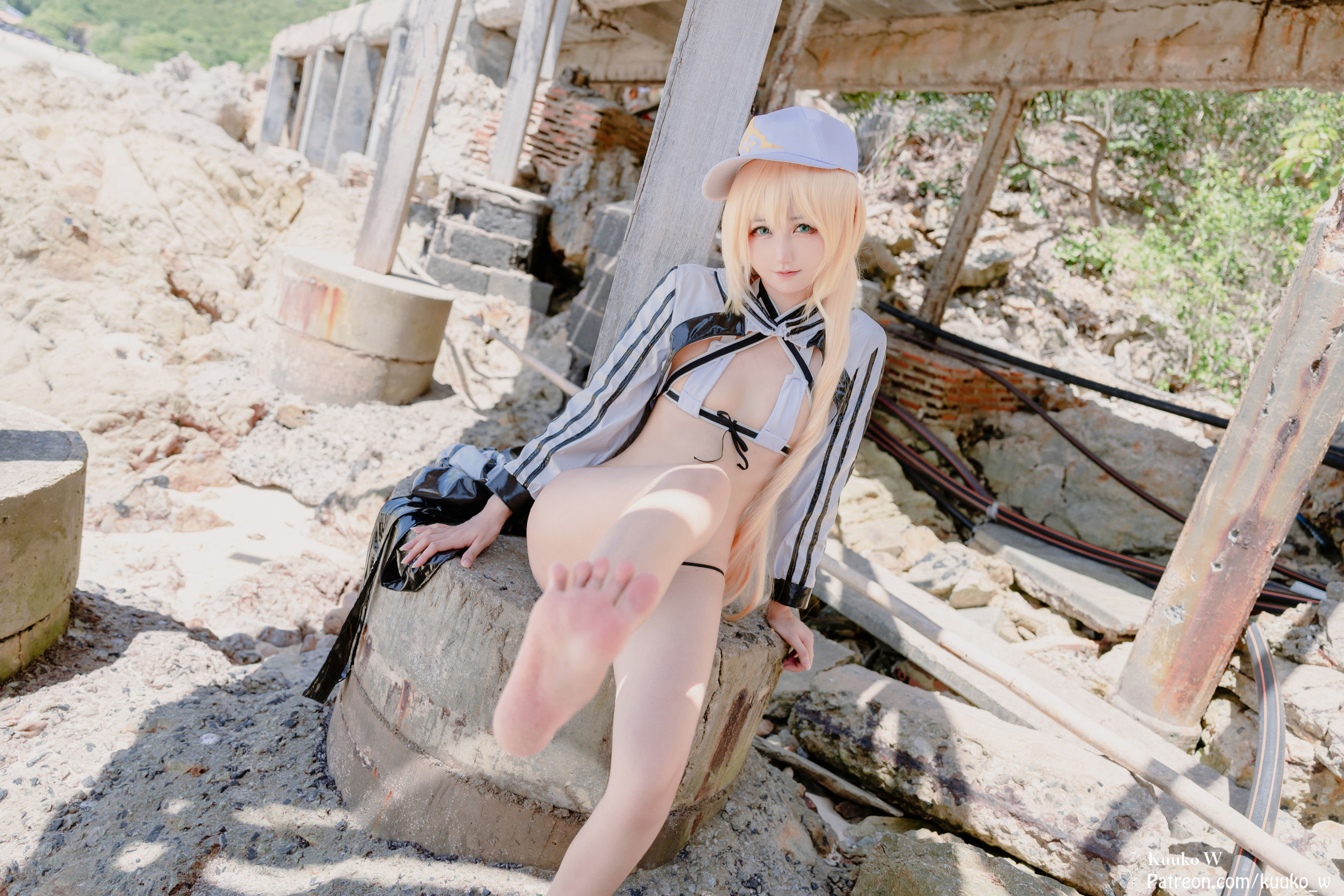 [Cosplay] [KuukoW] Kuuko クー子 - Summer Altria Caster(Fate Grand Order)