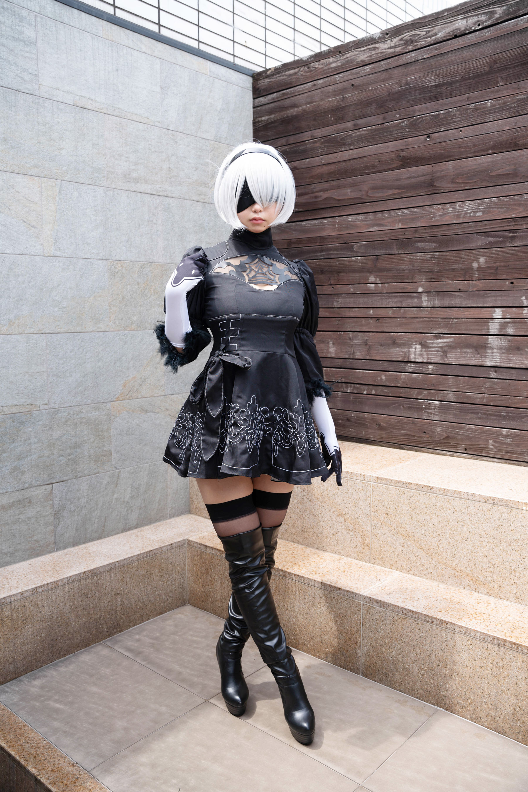 [Cosplay] [Mimi Farm] Omimi おみみ - 2B Butt Type (Nier Automata)