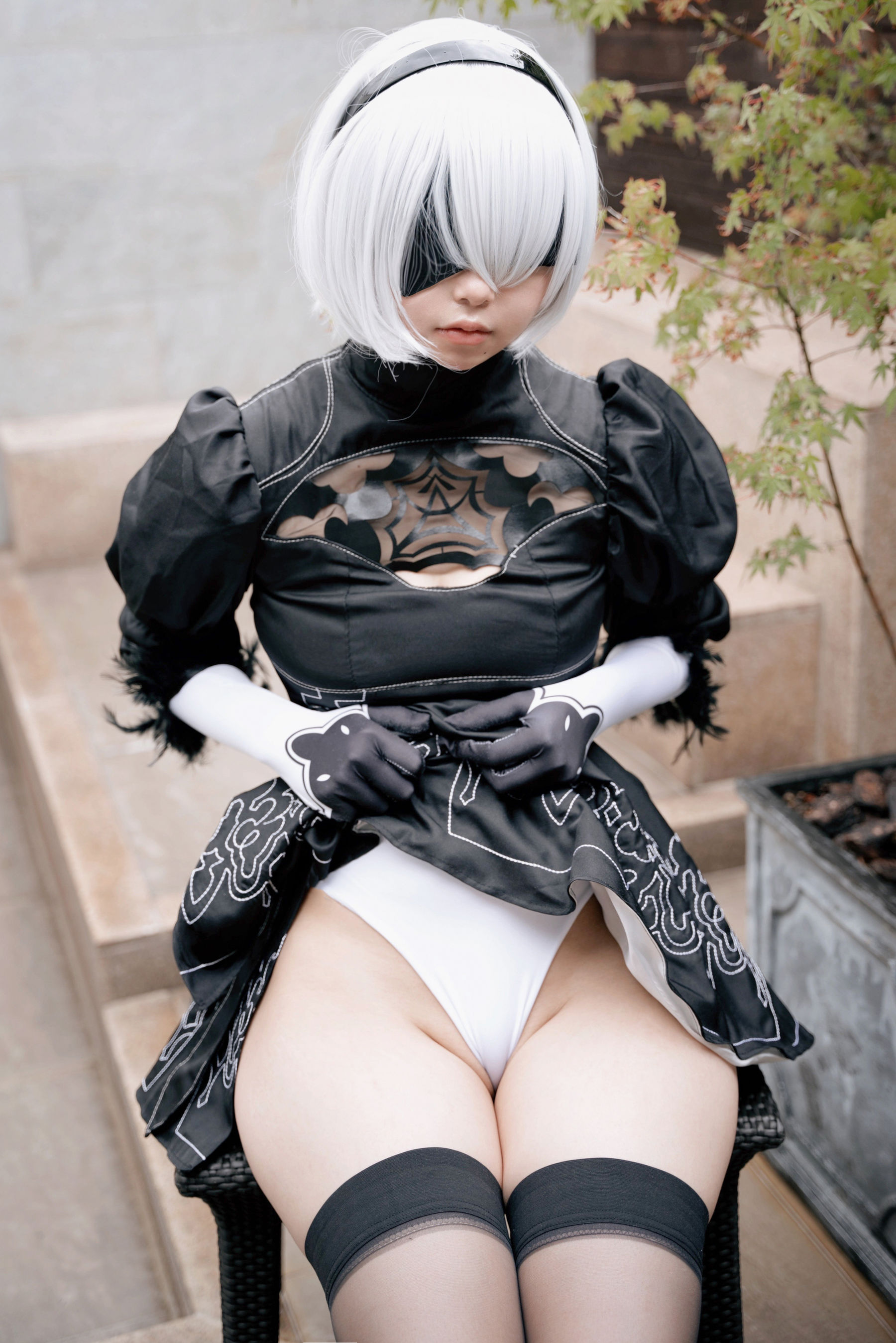 [Cosplay] [Mimi Farm] Omimi おみみ - 2B Butt Type (Nier Automata)