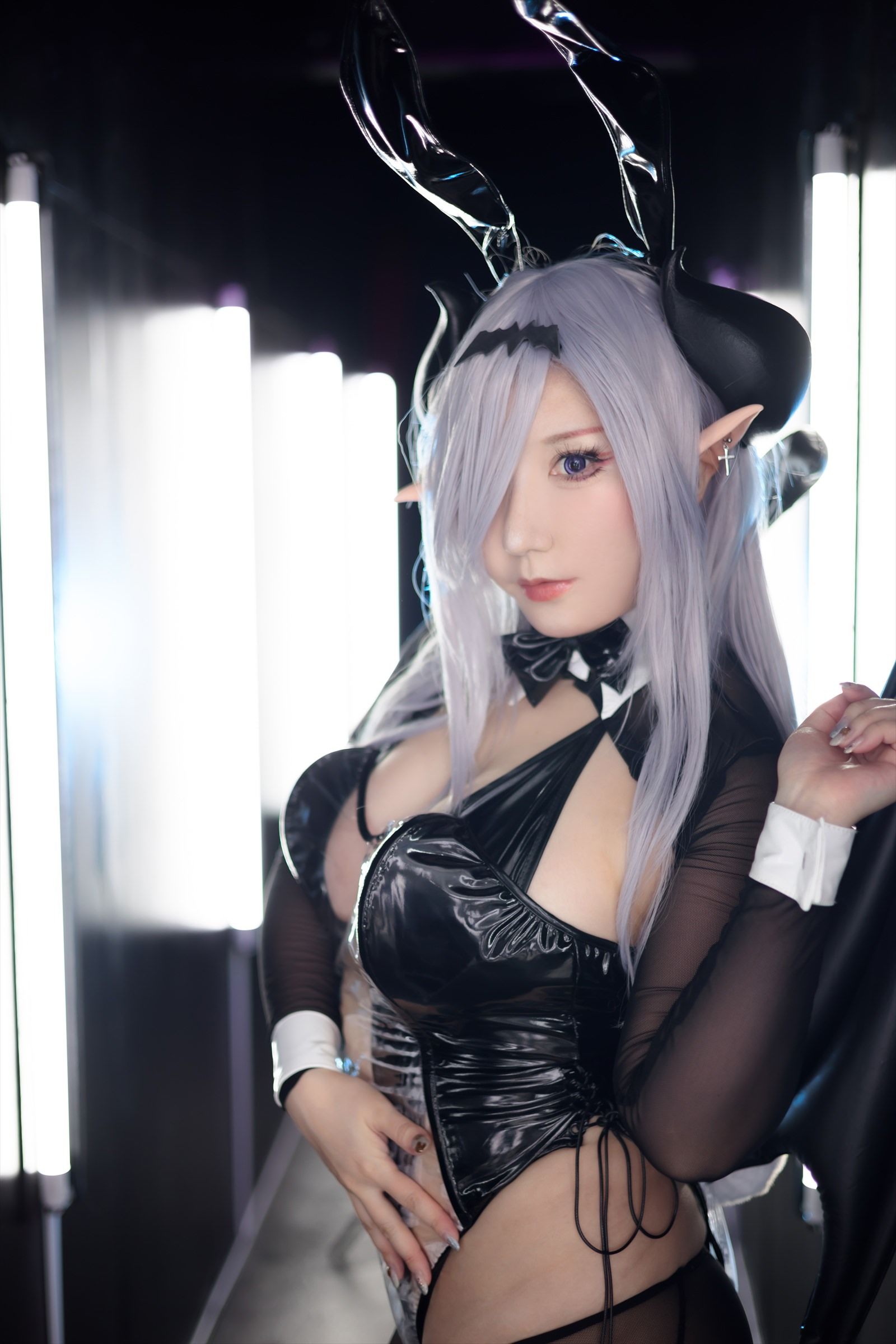 [Cosplay] [Shooting Star\'s (SAKU サク)] - SEE THROUGH BUNNY SUCCUBUS - 1