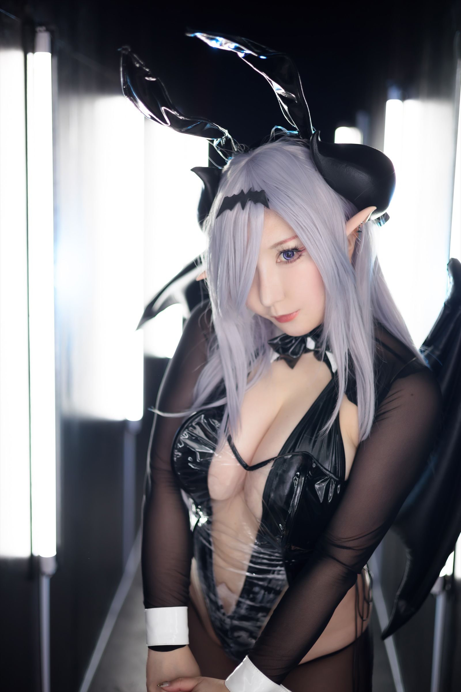 [Cosplay] [Shooting Star\'s (SAKU サク)] - SEE THROUGH BUNNY SUCCUBUS - 1
