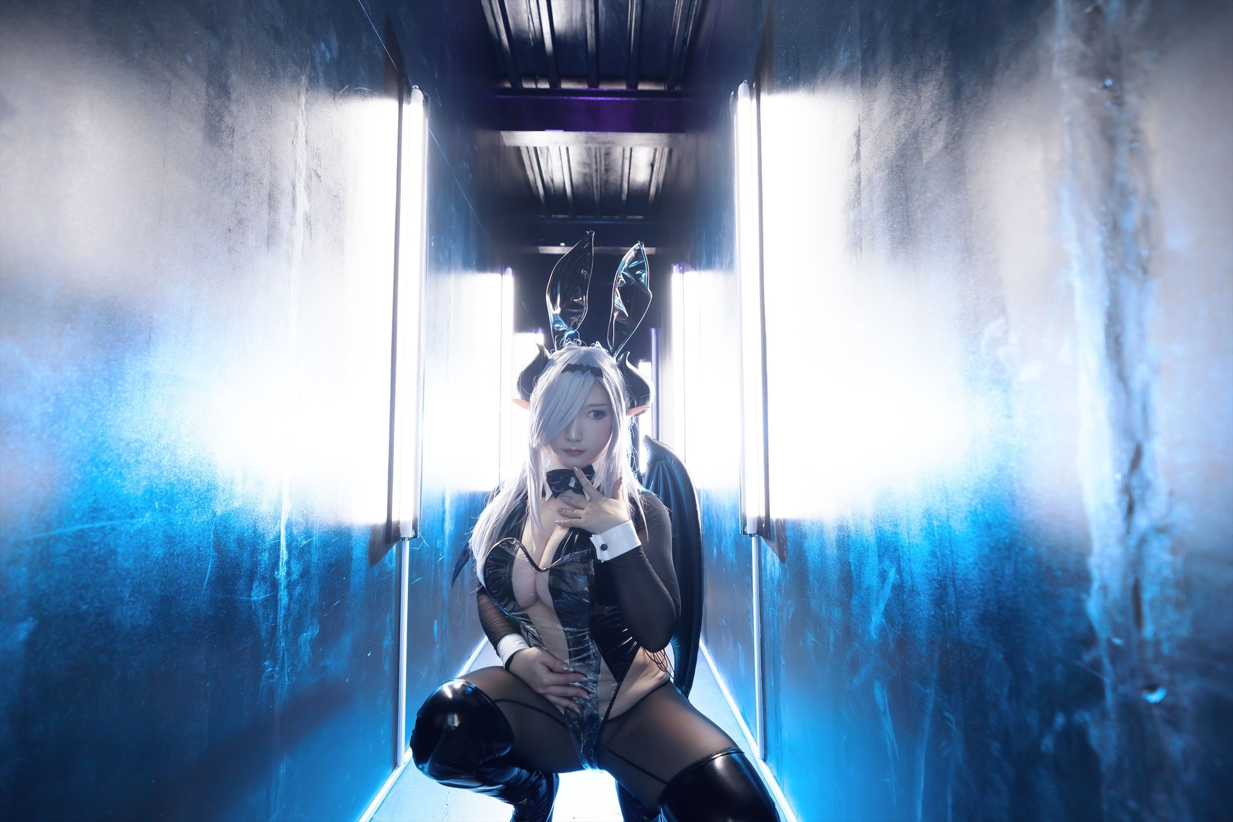 [Cosplay] [Shooting Star\'s (SAKU サク)] - SEE THROUGH BUNNY SUCCUBUS - 1