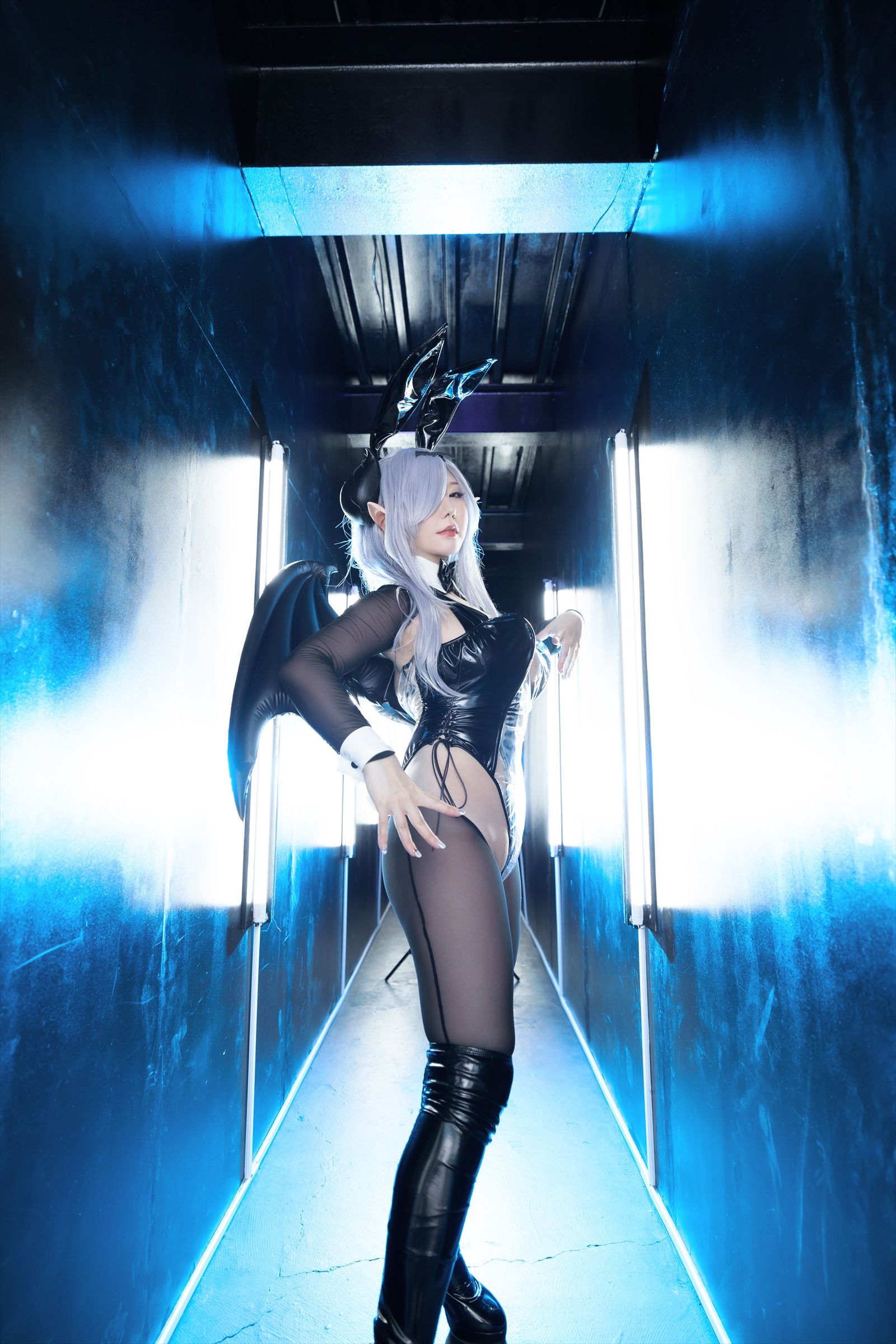 [Cosplay] [Shooting Star\'s (SAKU サク)] - SEE THROUGH BUNNY SUCCUBUS - 1