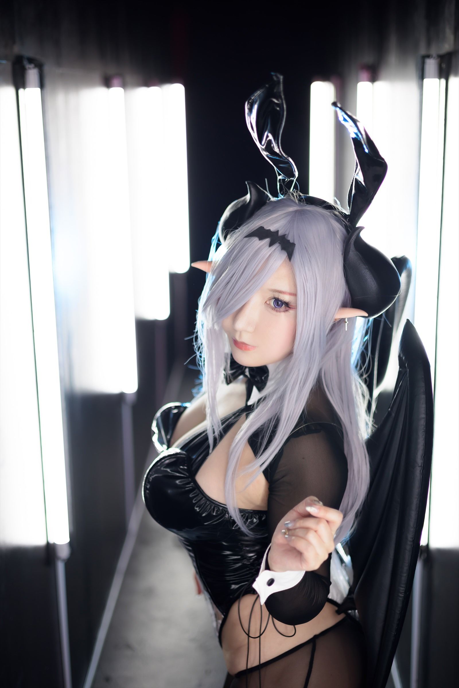 [Cosplay] [Shooting Star\'s (SAKU サク)] - SEE THROUGH BUNNY SUCCUBUS - 1