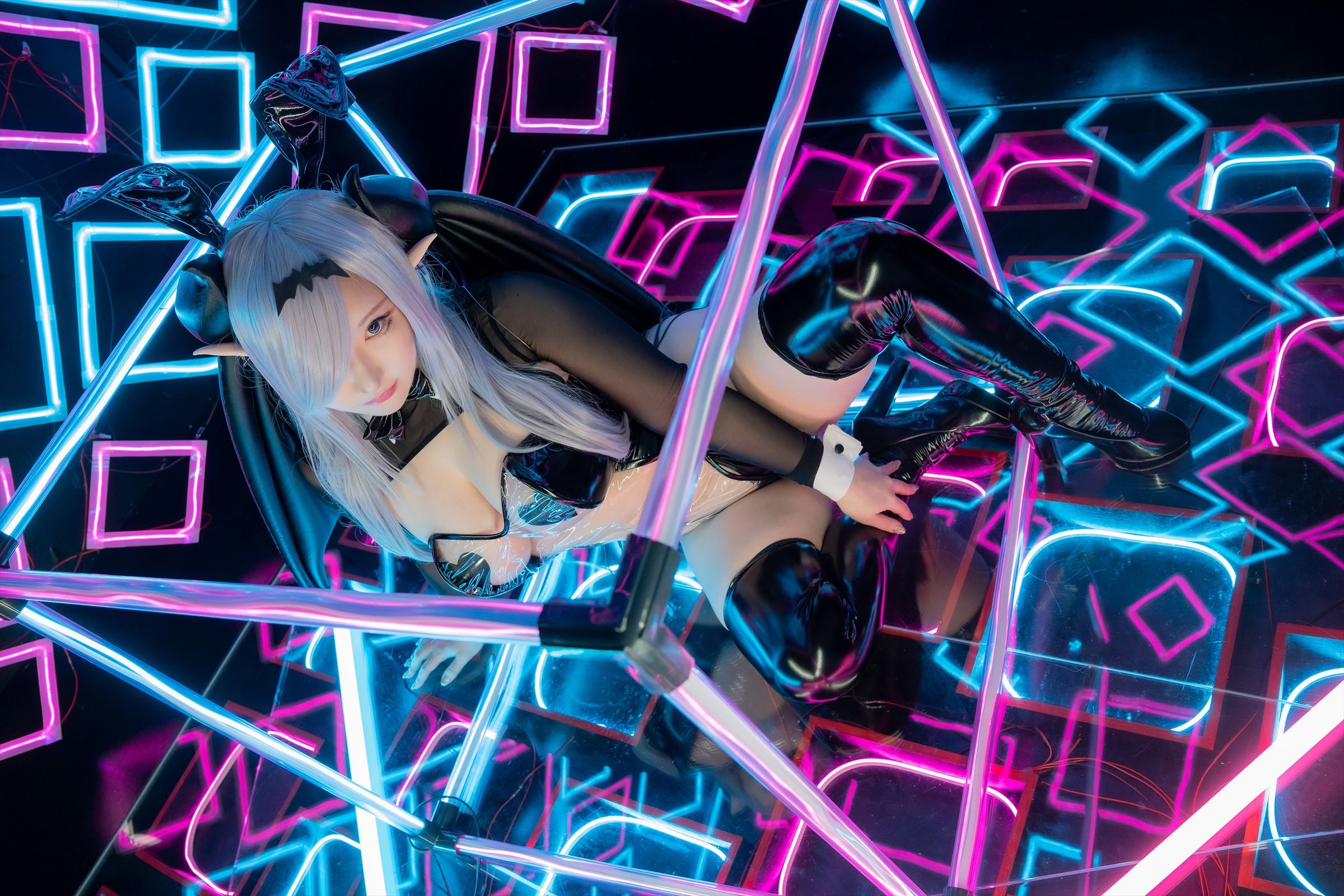 [Cosplay] [Shooting Star\'s (SAKU サク)] - SEE THROUGH BUNNY SUCCUBUS - 2