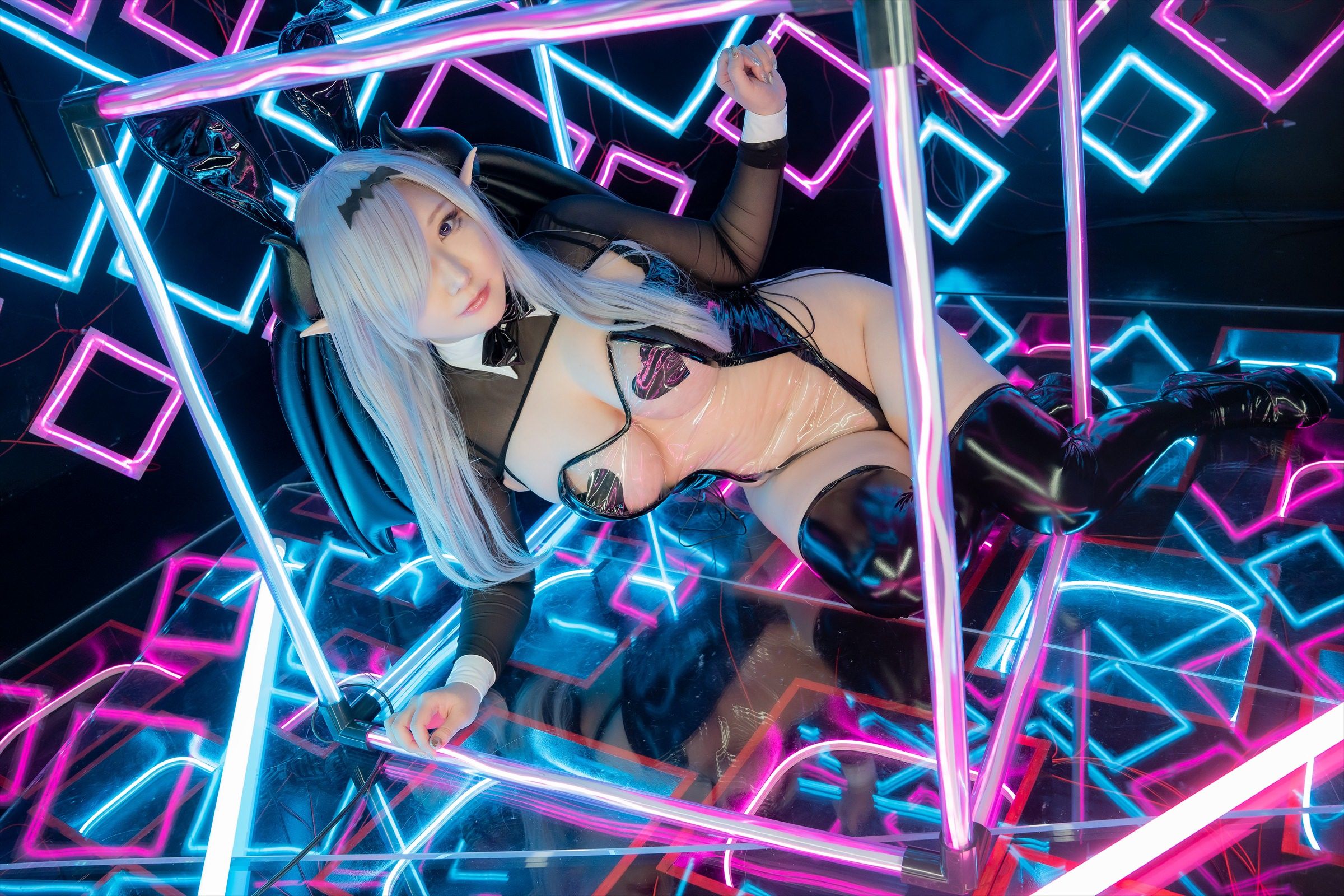 [Cosplay] [Shooting Star\'s (SAKU サク)] - SEE THROUGH BUNNY SUCCUBUS - 2