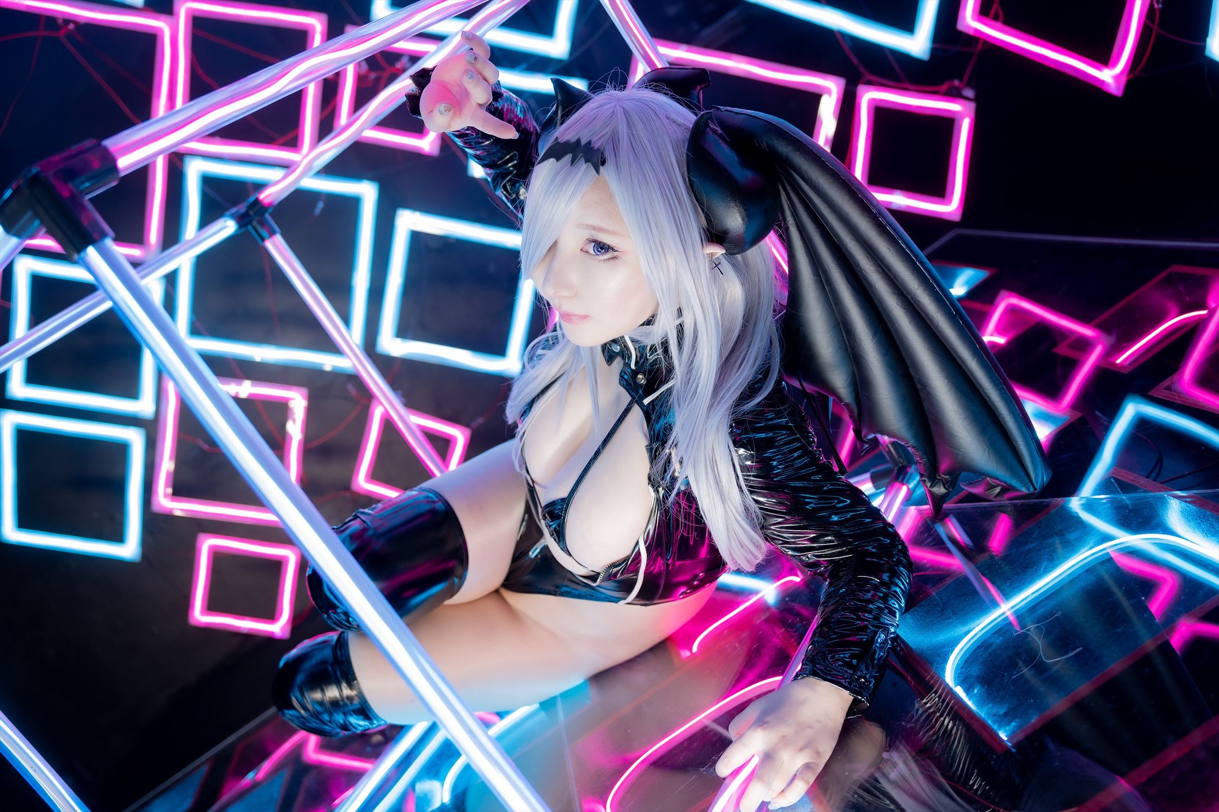 [Cosplay] [Shooting Star\'s (SAKU サク)] - SEE THROUGH BUNNY SUCCUBUS - 2