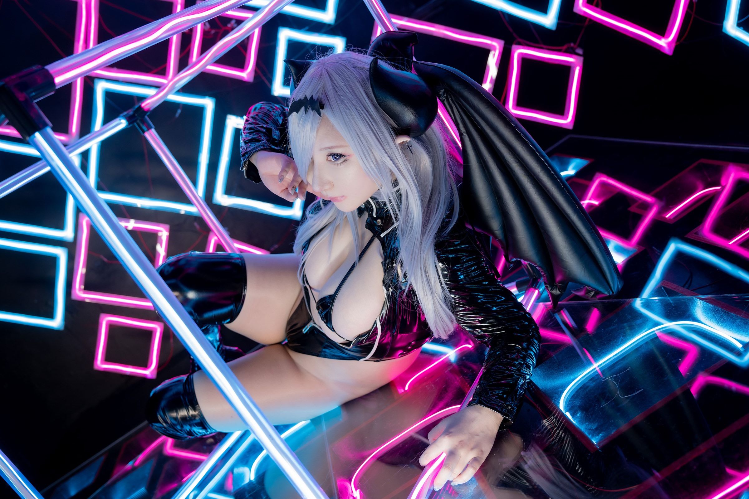 [Cosplay] [Shooting Star\'s (SAKU サク)] - SEE THROUGH BUNNY SUCCUBUS - 2