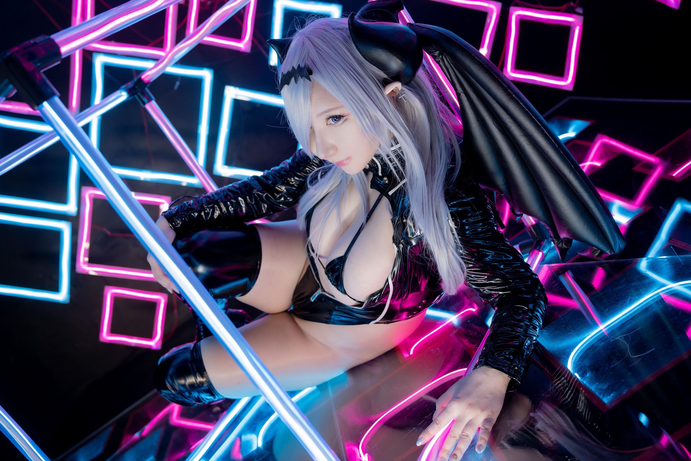 [Cosplay] [Shooting Star\'s (SAKU サク)] - SEE THROUGH BUNNY SUCCUBUS - 2