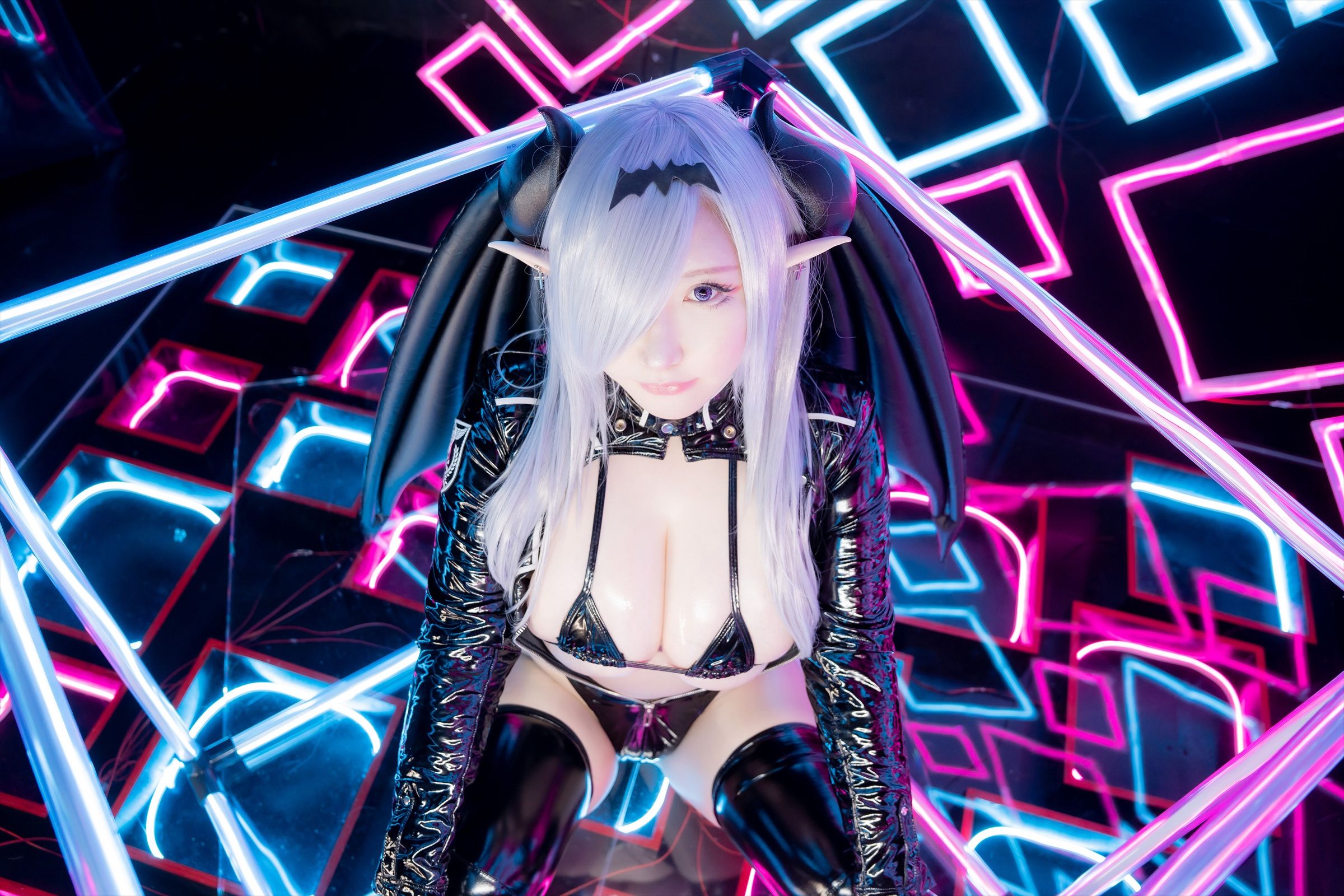 [Cosplay] [Shooting Star\'s (SAKU サク)] - SEE THROUGH BUNNY SUCCUBUS - 2