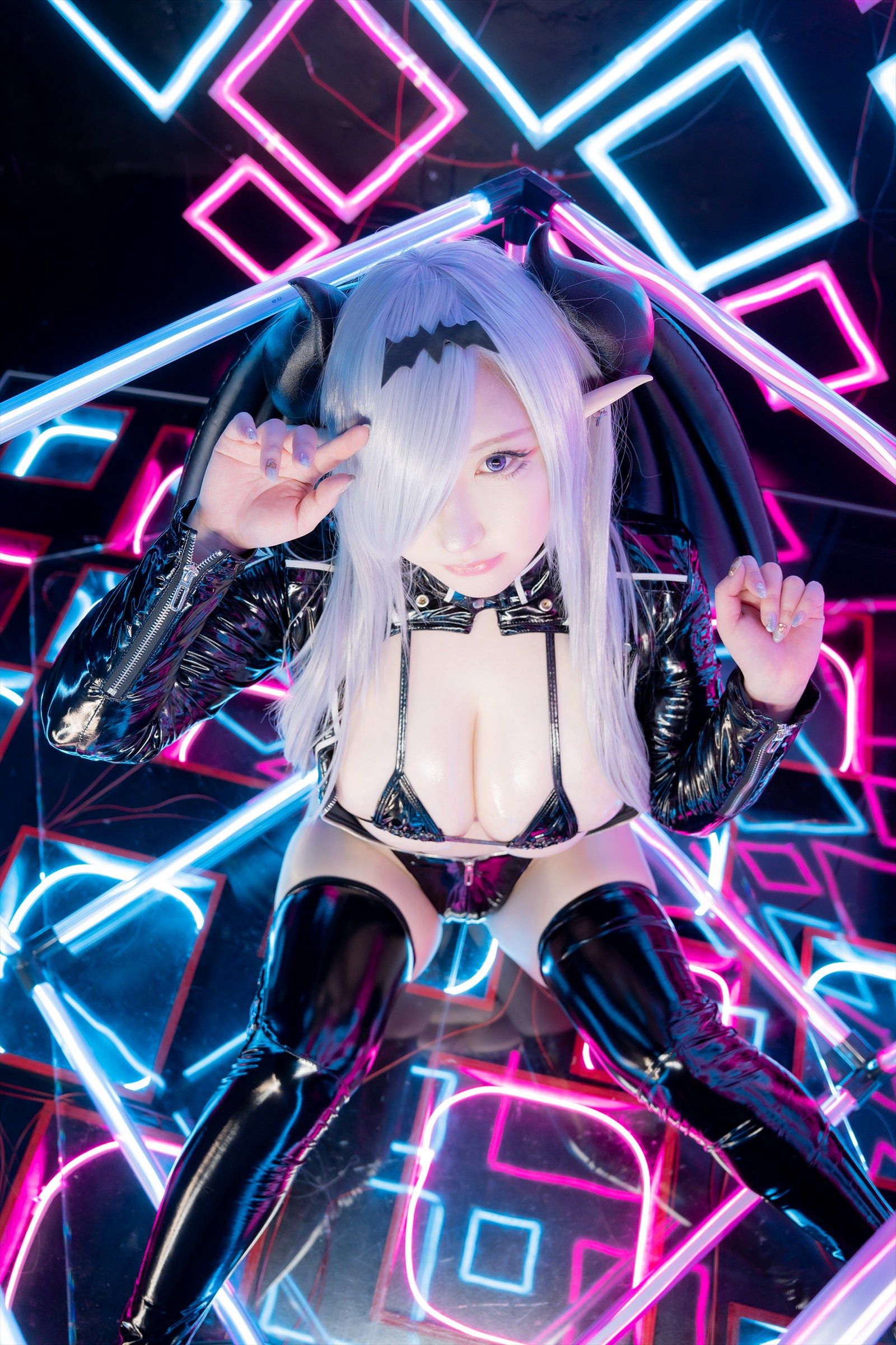[Cosplay] [Shooting Star\'s (SAKU サク)] - SEE THROUGH BUNNY SUCCUBUS - 2