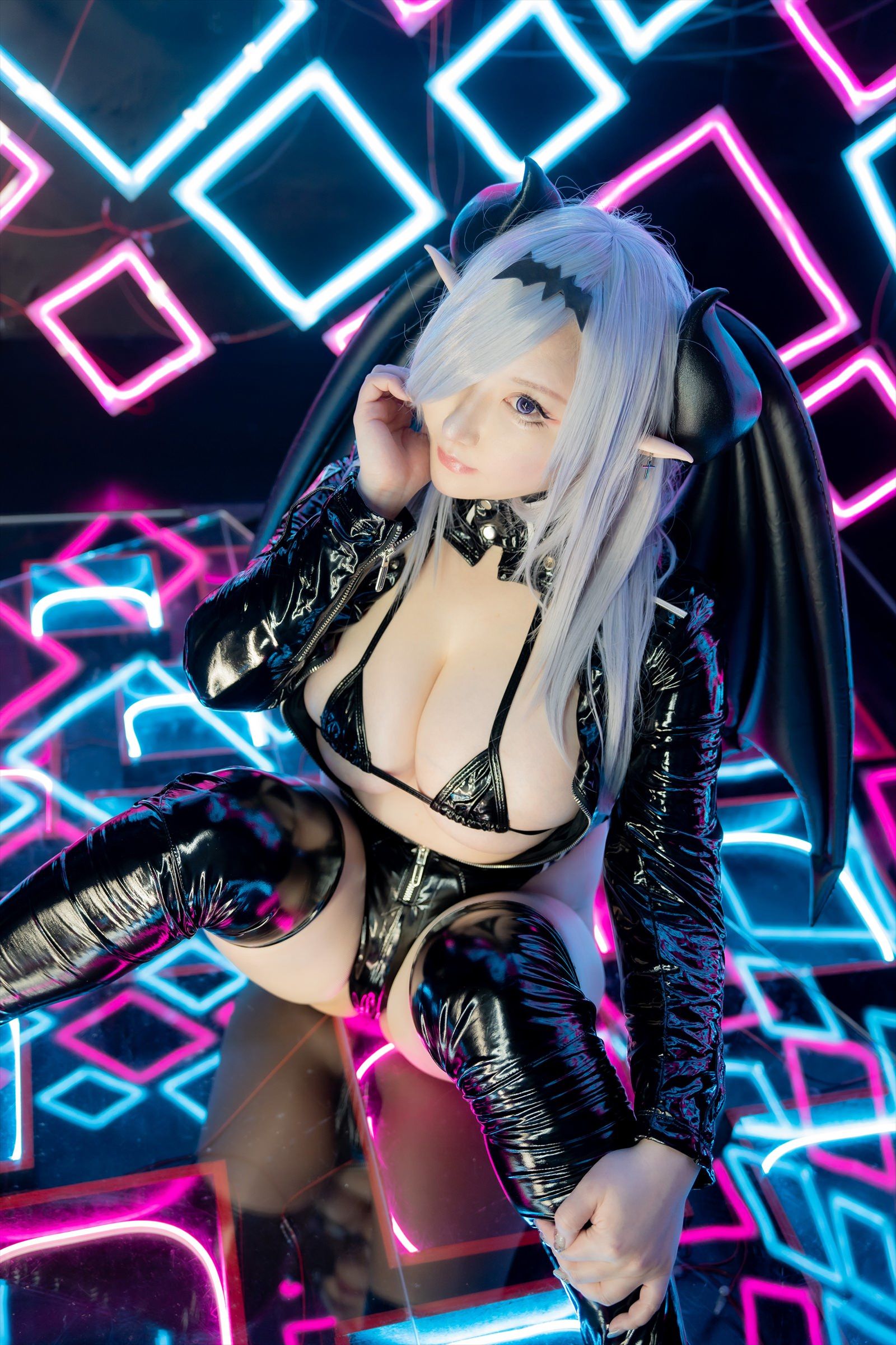 [Cosplay] [Shooting Star\'s (SAKU サク)] - SEE THROUGH BUNNY SUCCUBUS - 2