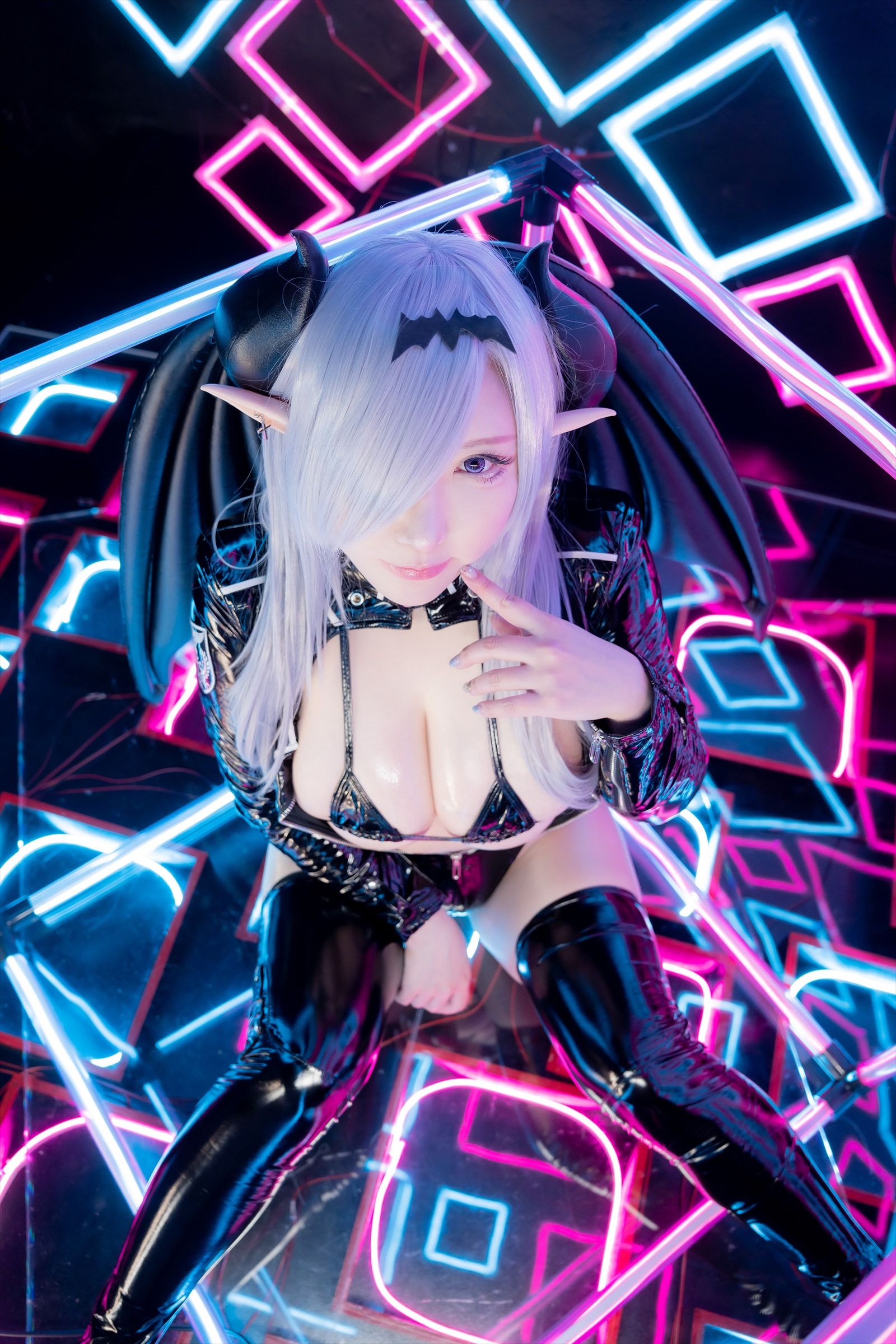 [Cosplay] [Shooting Star\'s (SAKU サク)] - SEE THROUGH BUNNY SUCCUBUS - 2