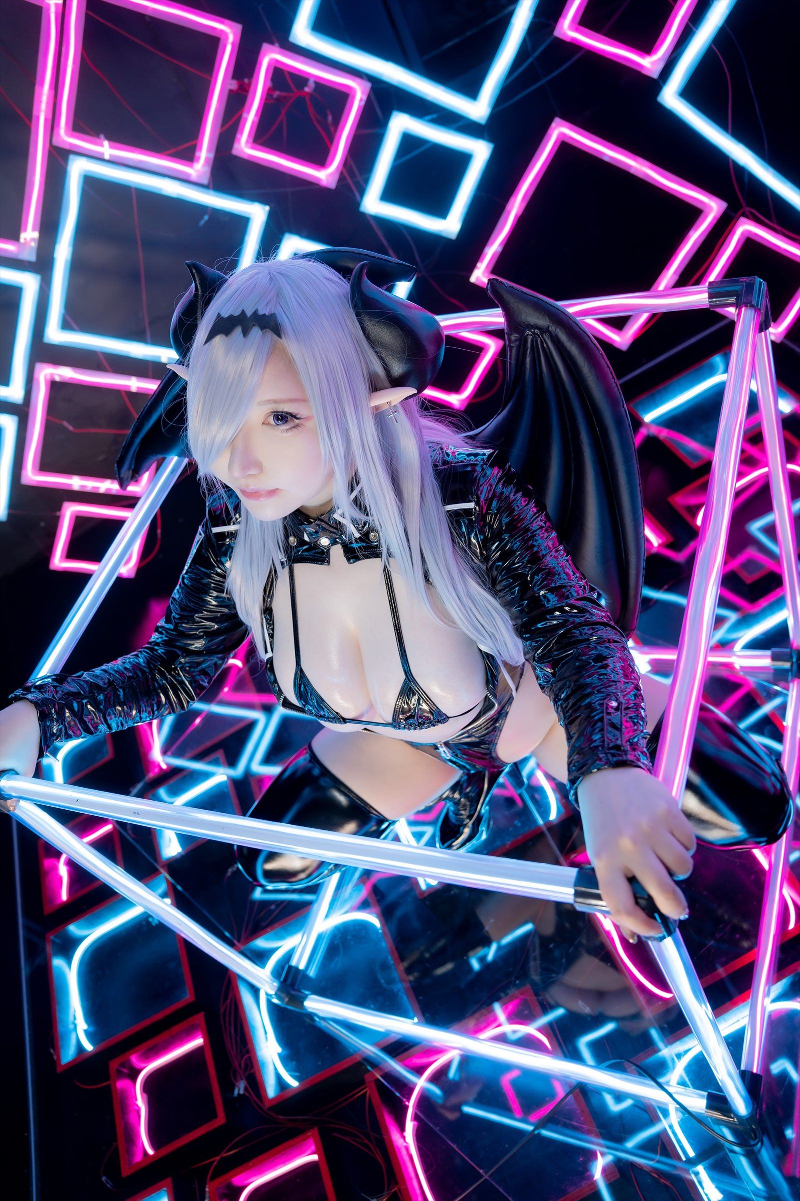 [Cosplay] [Shooting Star\'s (SAKU サク)] - SEE THROUGH BUNNY SUCCUBUS - 2
