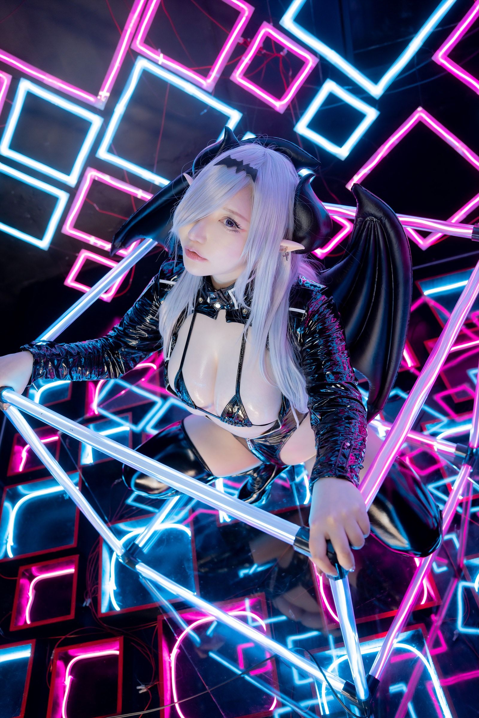 [Cosplay] [Shooting Star\'s (SAKU サク)] - SEE THROUGH BUNNY SUCCUBUS - 2