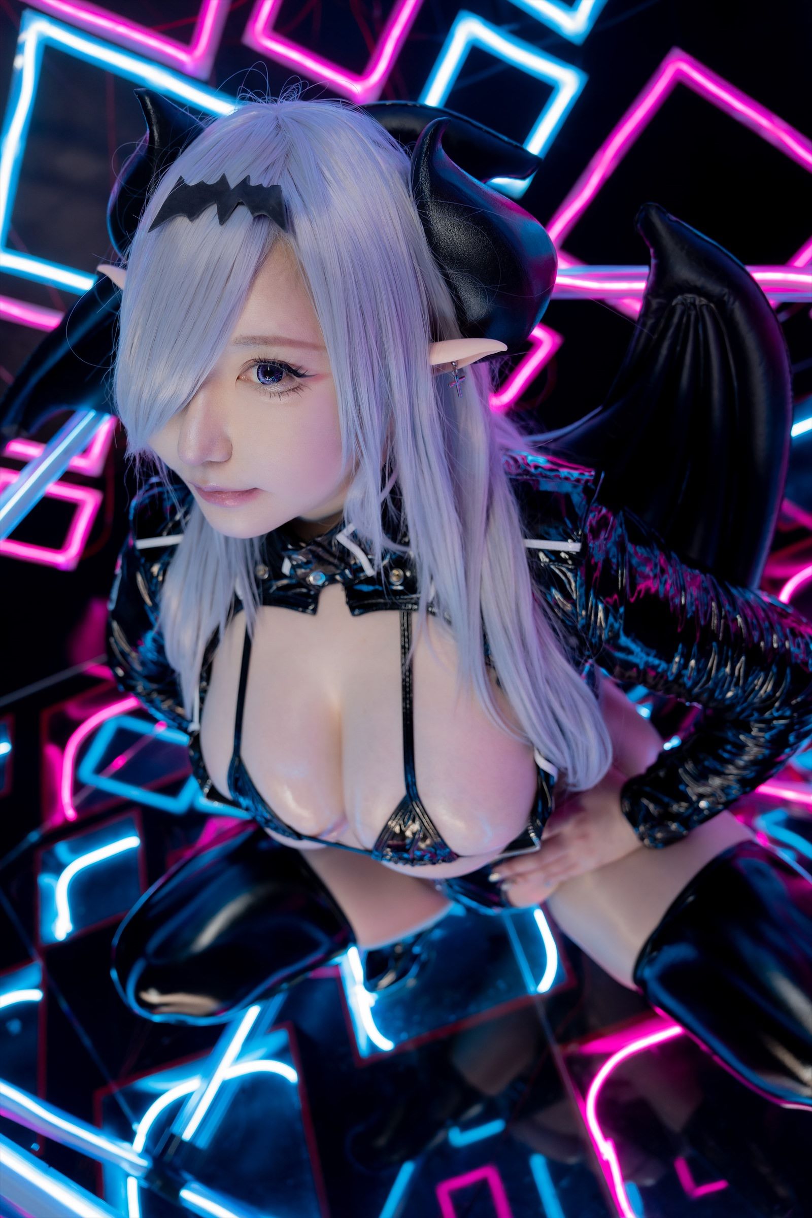 [Cosplay] [Shooting Star\'s (SAKU サク)] - SEE THROUGH BUNNY SUCCUBUS - 2