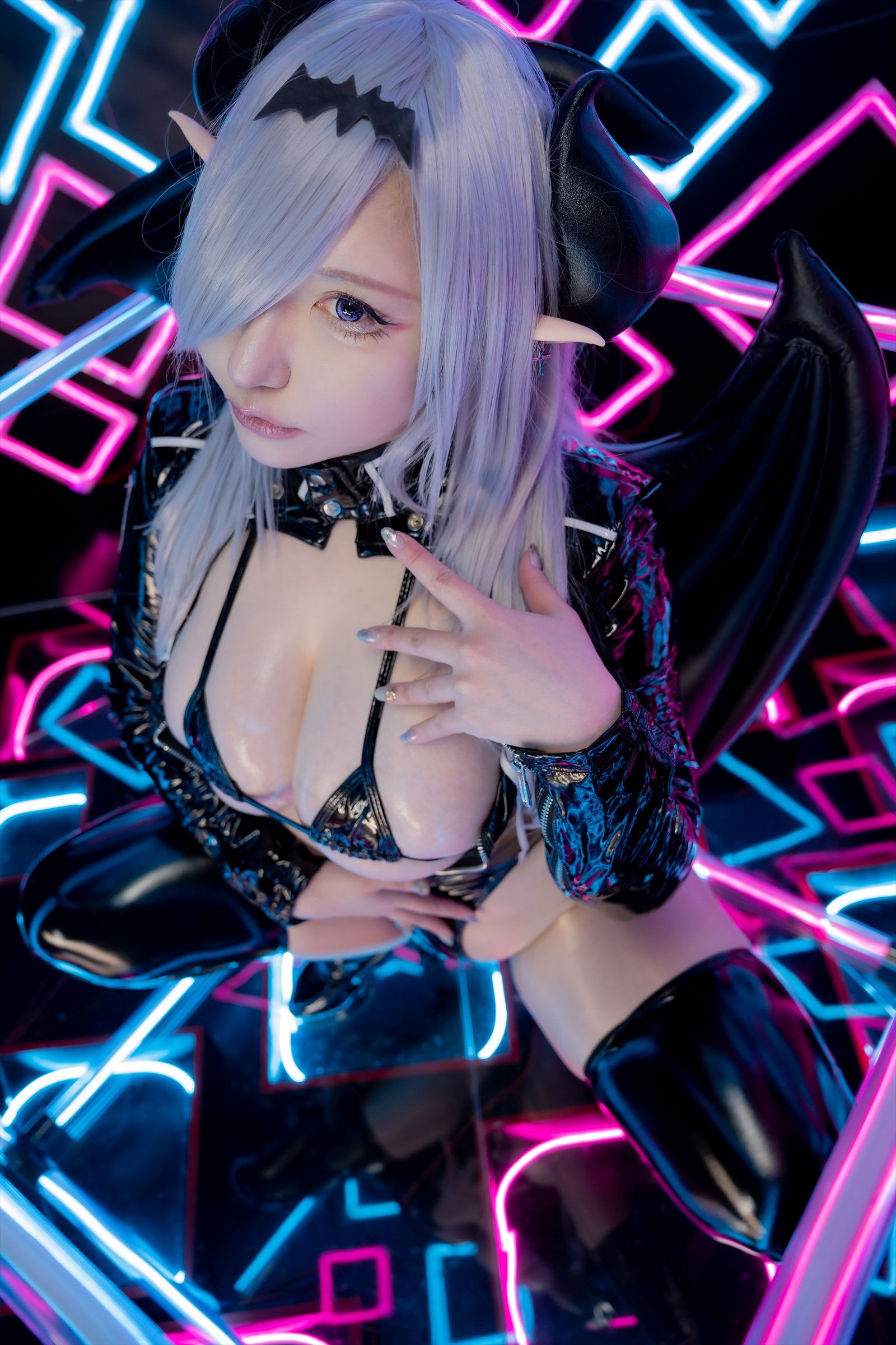 [Cosplay] [Shooting Star\'s (SAKU サク)] - SEE THROUGH BUNNY SUCCUBUS - 2