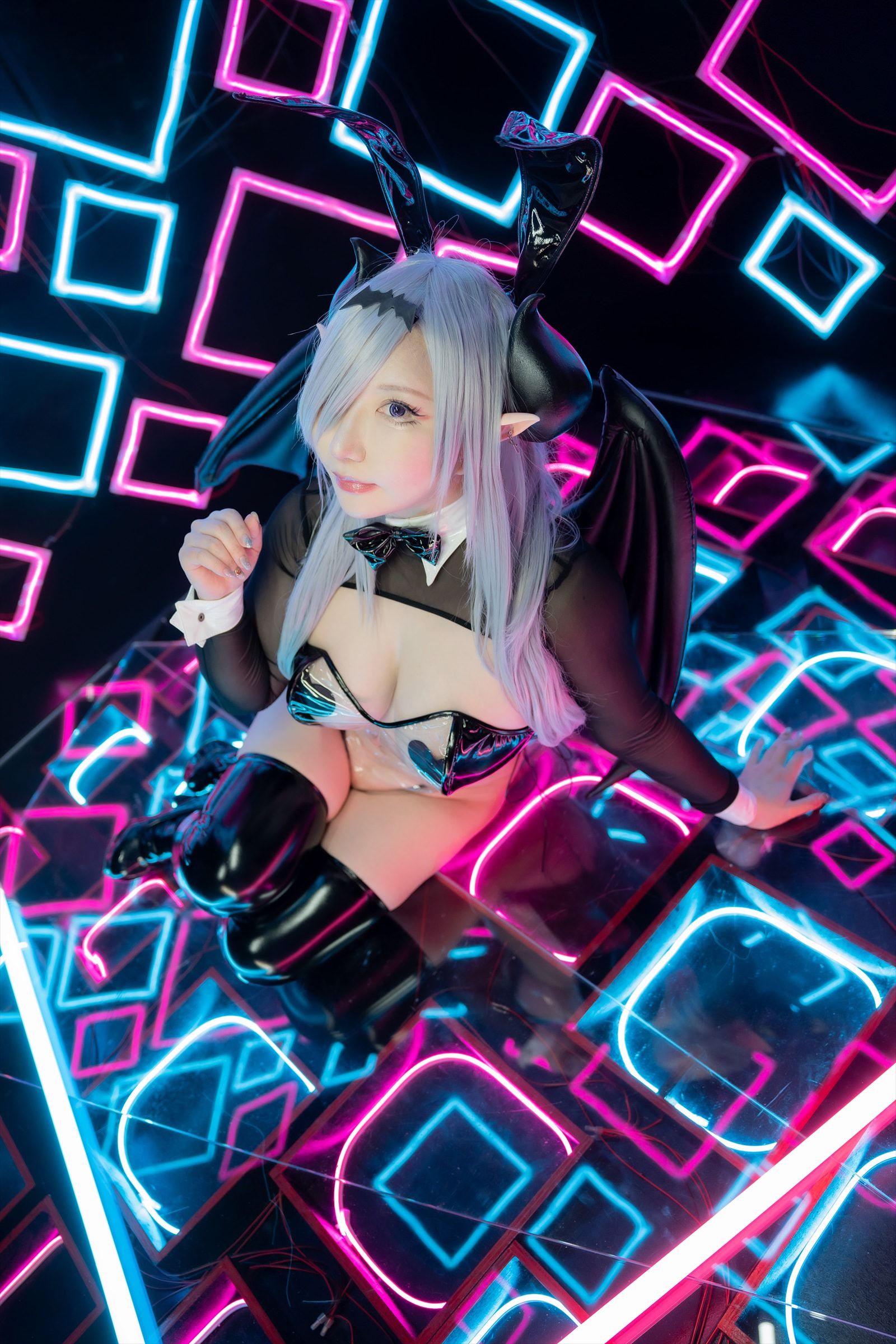 [Cosplay] [Shooting Star\'s (SAKU サク)] - SEE THROUGH BUNNY SUCCUBUS - 2
