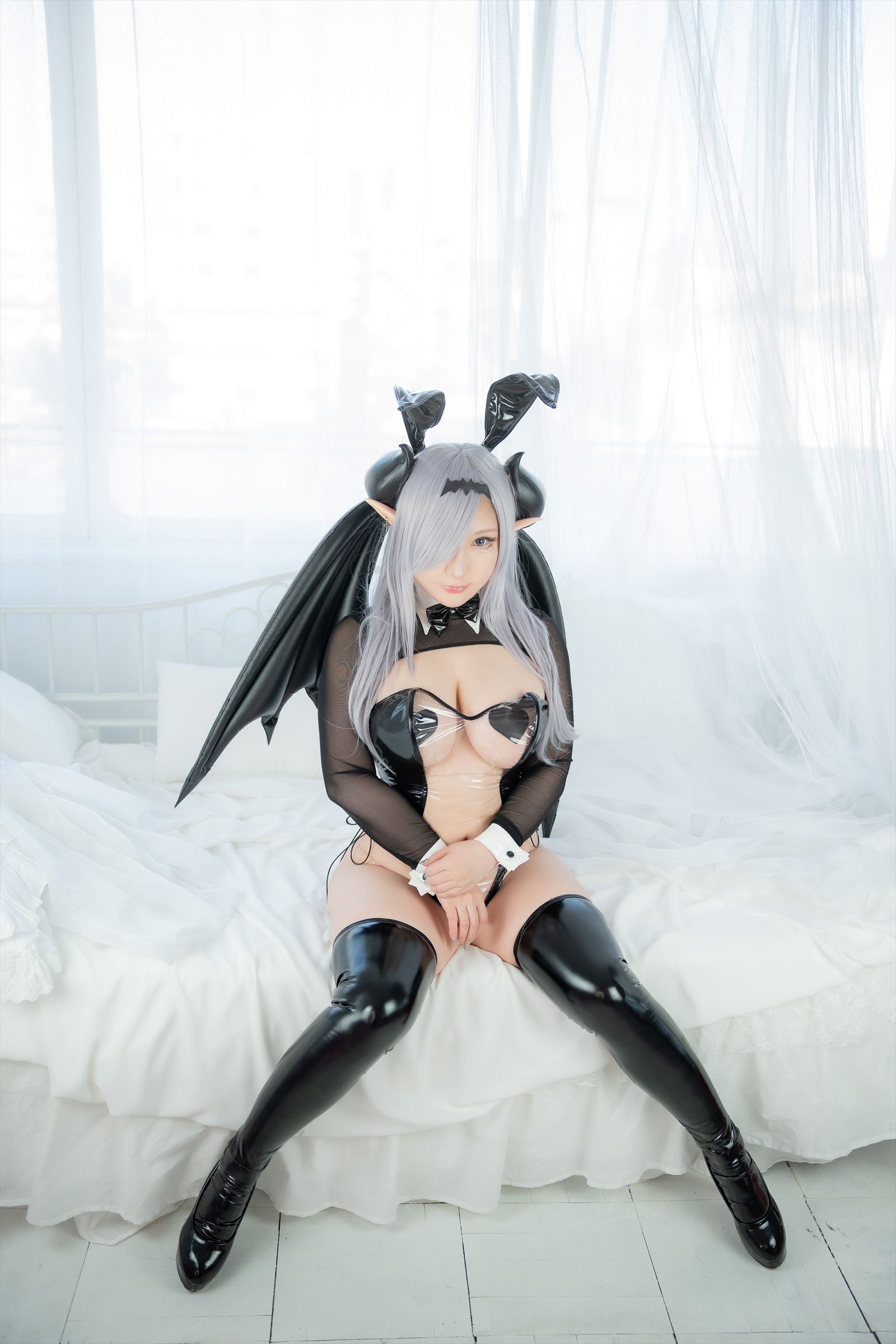[Cosplay] [Shooting Star\'s (SAKU サク)] - SEE THROUGH BUNNY SUCCUBUS - 2
