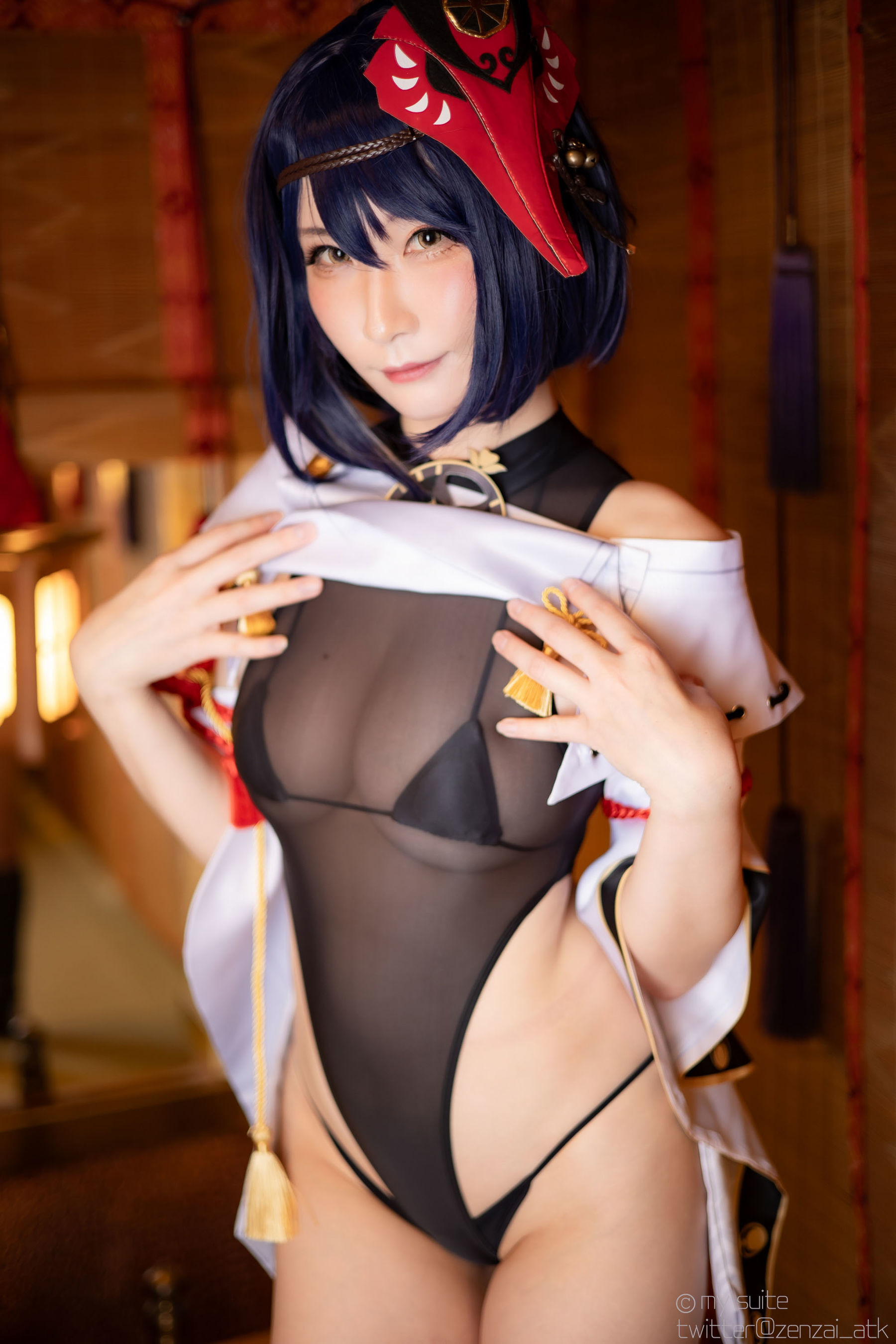 [Cosplay] [my suite] Atsuki あつき - Genshin Impact Yae Miko & Kujou Sara - 1
