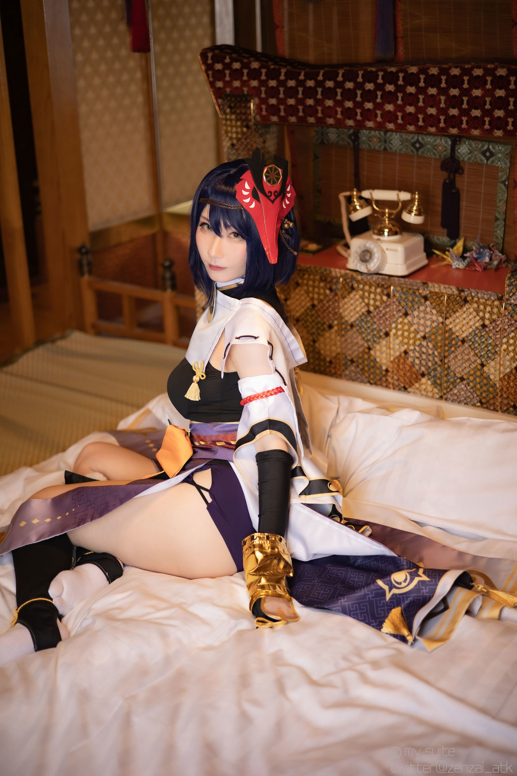 [Cosplay] [my suite] Atsuki あつき - Genshin Impact Yae Miko & Kujou Sara - 1