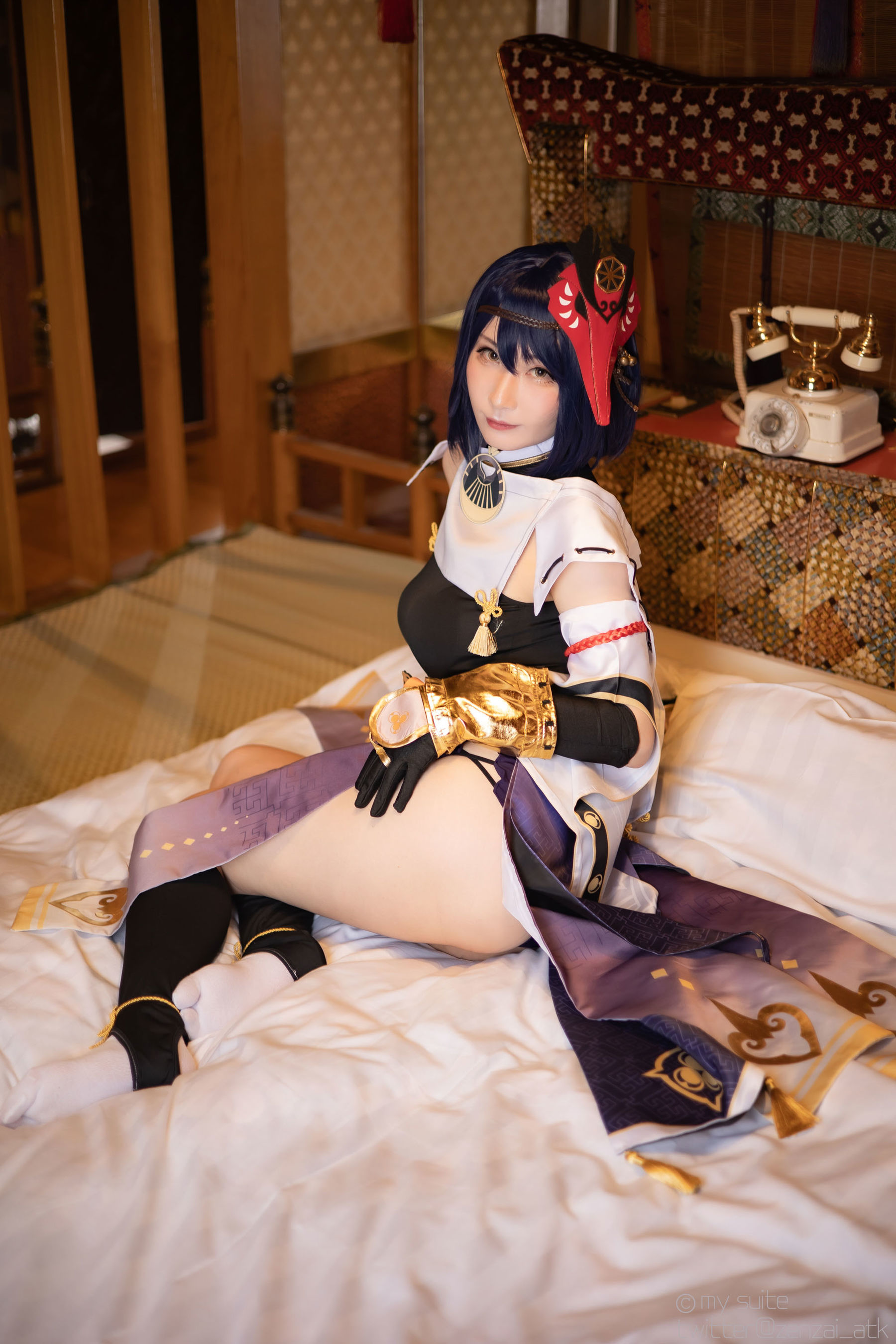 [Cosplay] [my suite] Atsuki あつき - Genshin Impact Yae Miko & Kujou Sara - 1