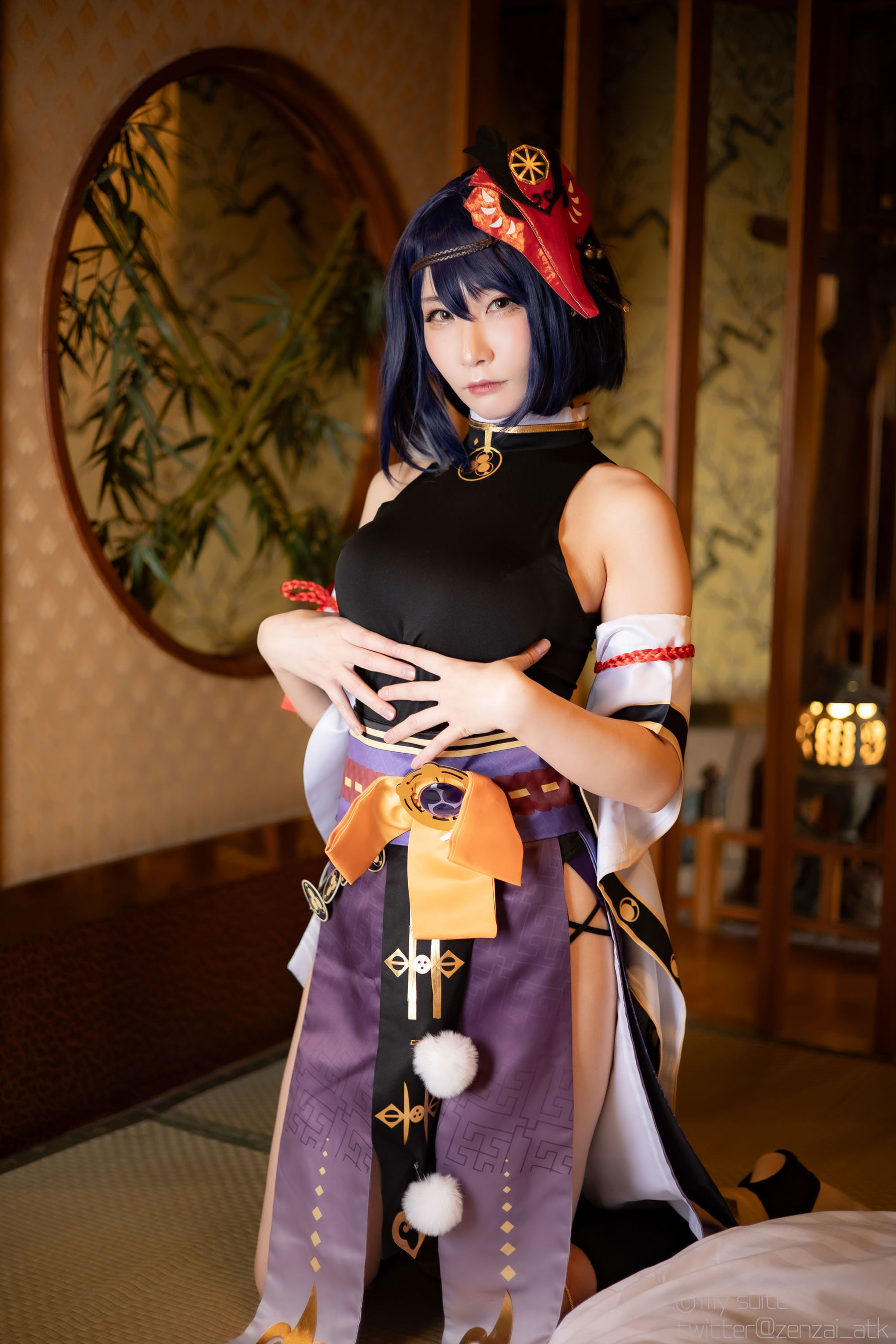 [Cosplay] [my suite] Atsuki あつき - Genshin Impact Yae Miko & Kujou Sara - 1