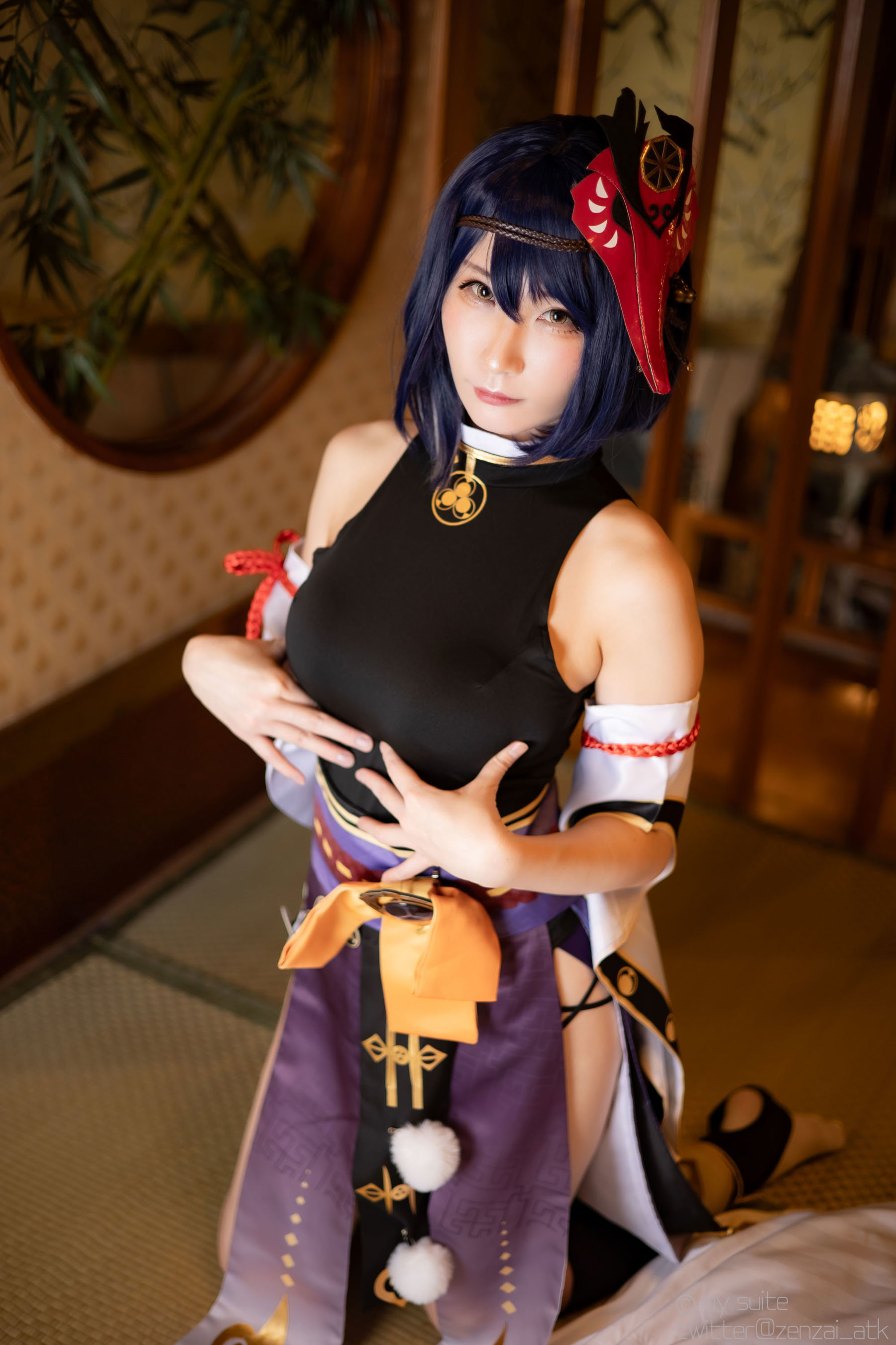 [Cosplay] [my suite] Atsuki あつき - Genshin Impact Yae Miko & Kujou Sara - 1