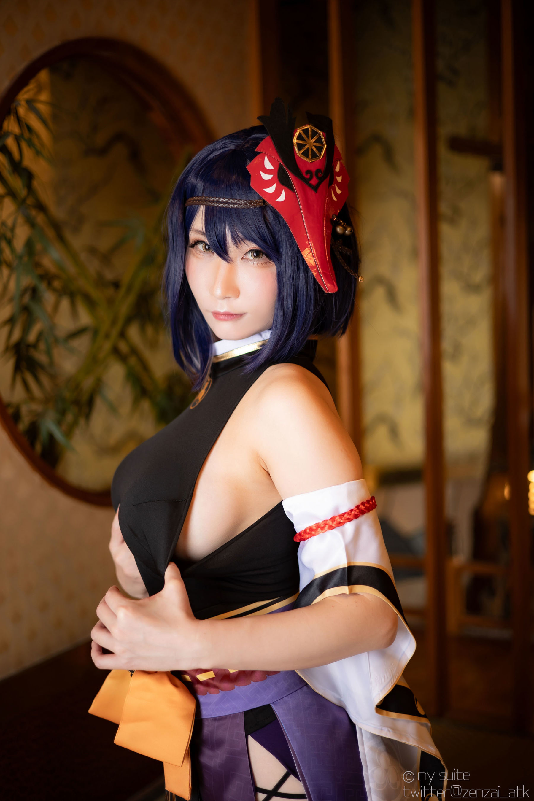 [Cosplay] [my suite] Atsuki あつき - Genshin Impact Yae Miko & Kujou Sara - 1